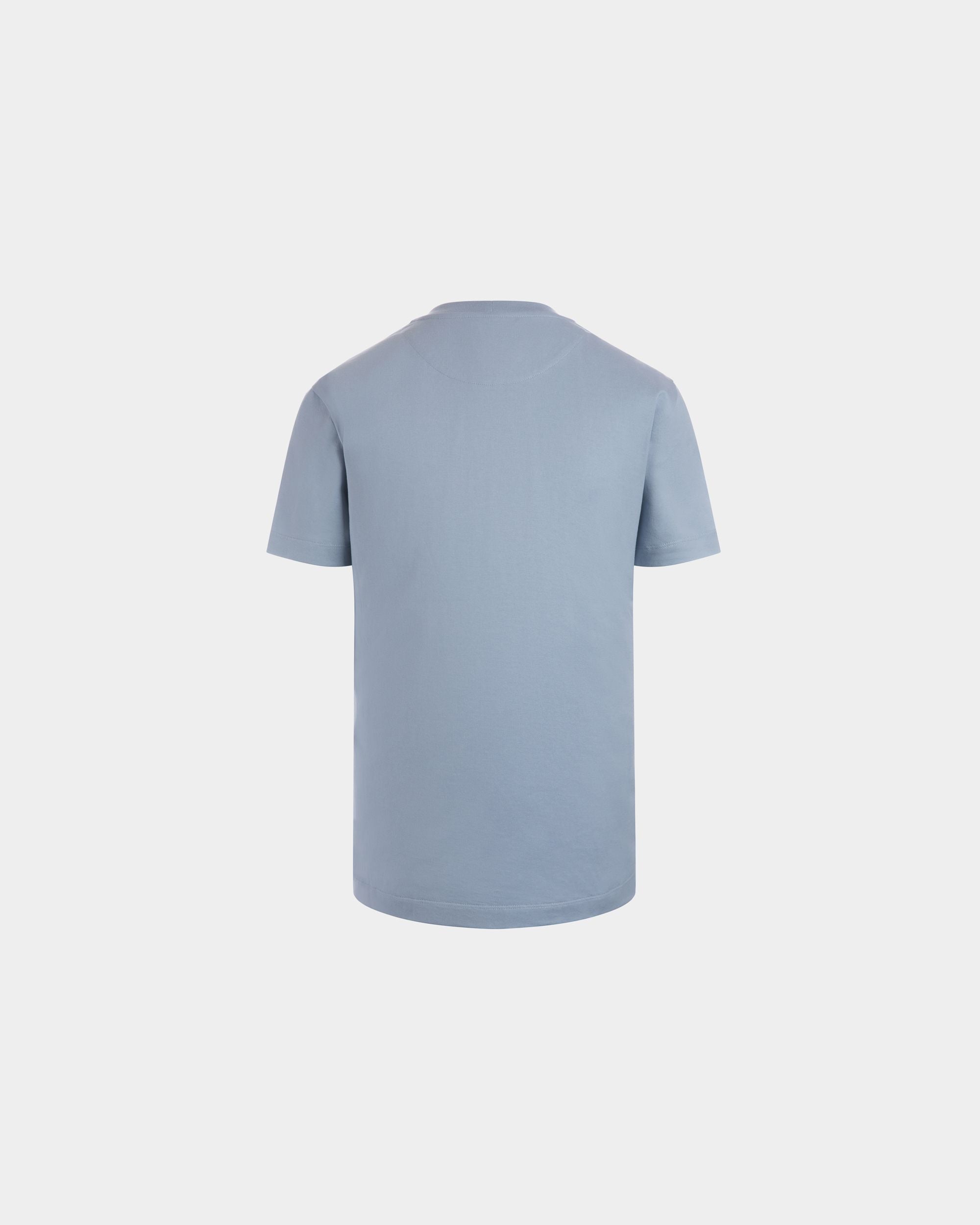 Cutsew T-Shirt In Blue Cotton - Damen - Bally - 03