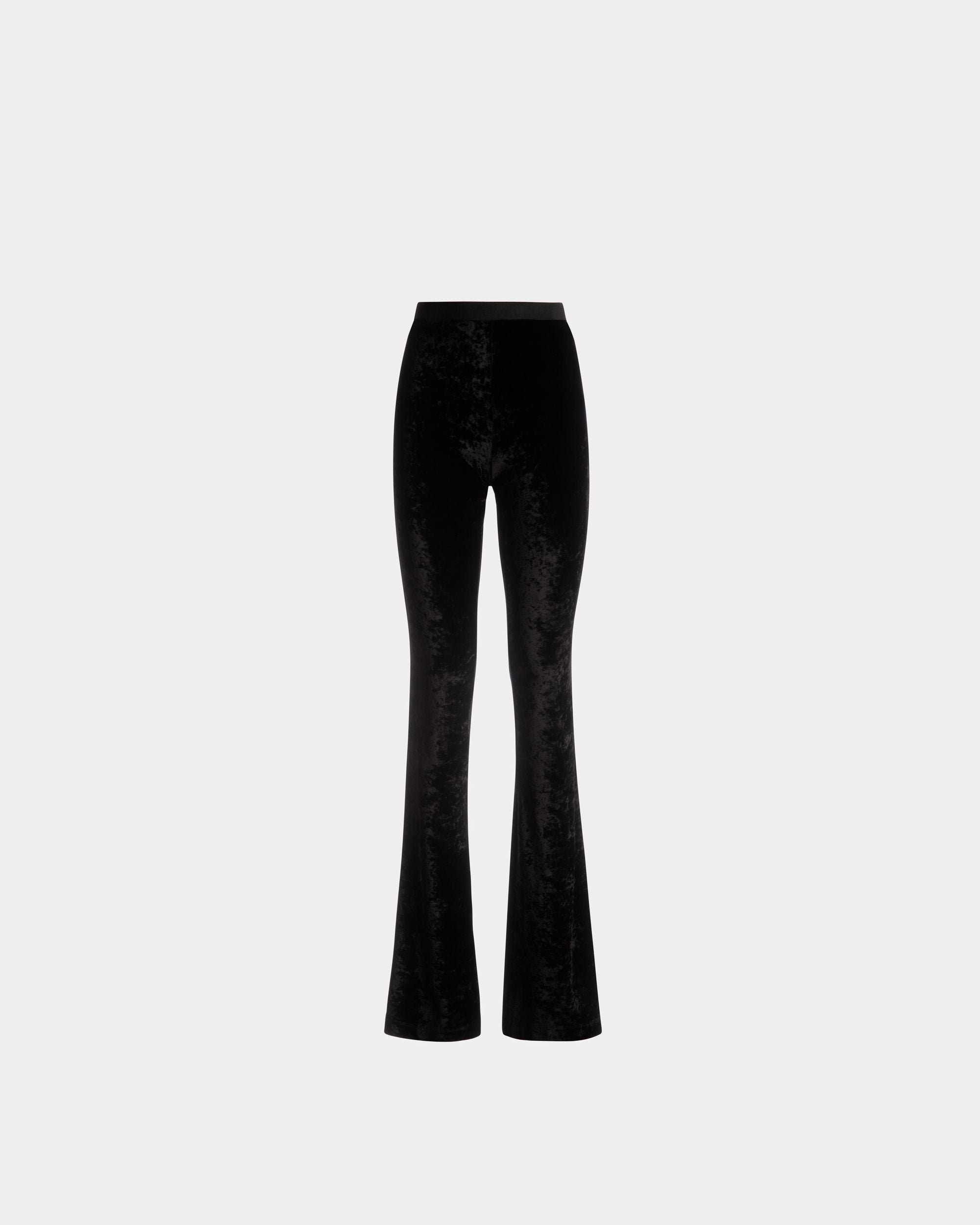 Schlaghose Aus schwarzem Samt - Damen - Bally - 01