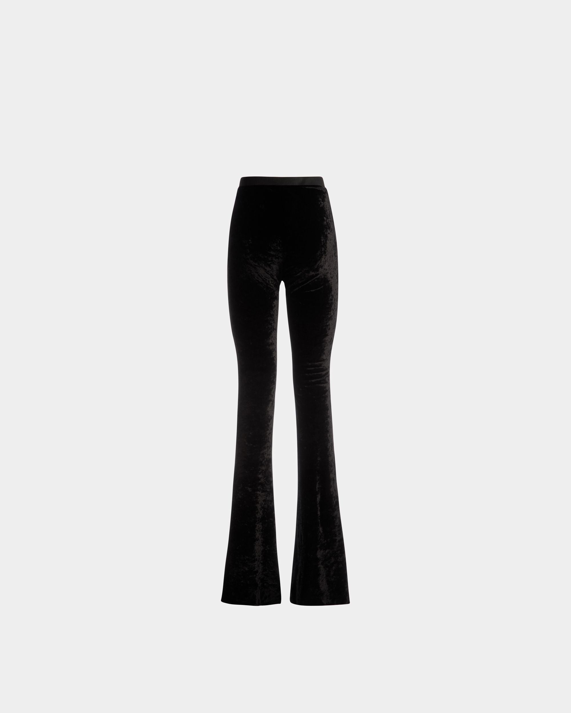 Schlaghose Aus schwarzem Samt - Damen - Bally - 07