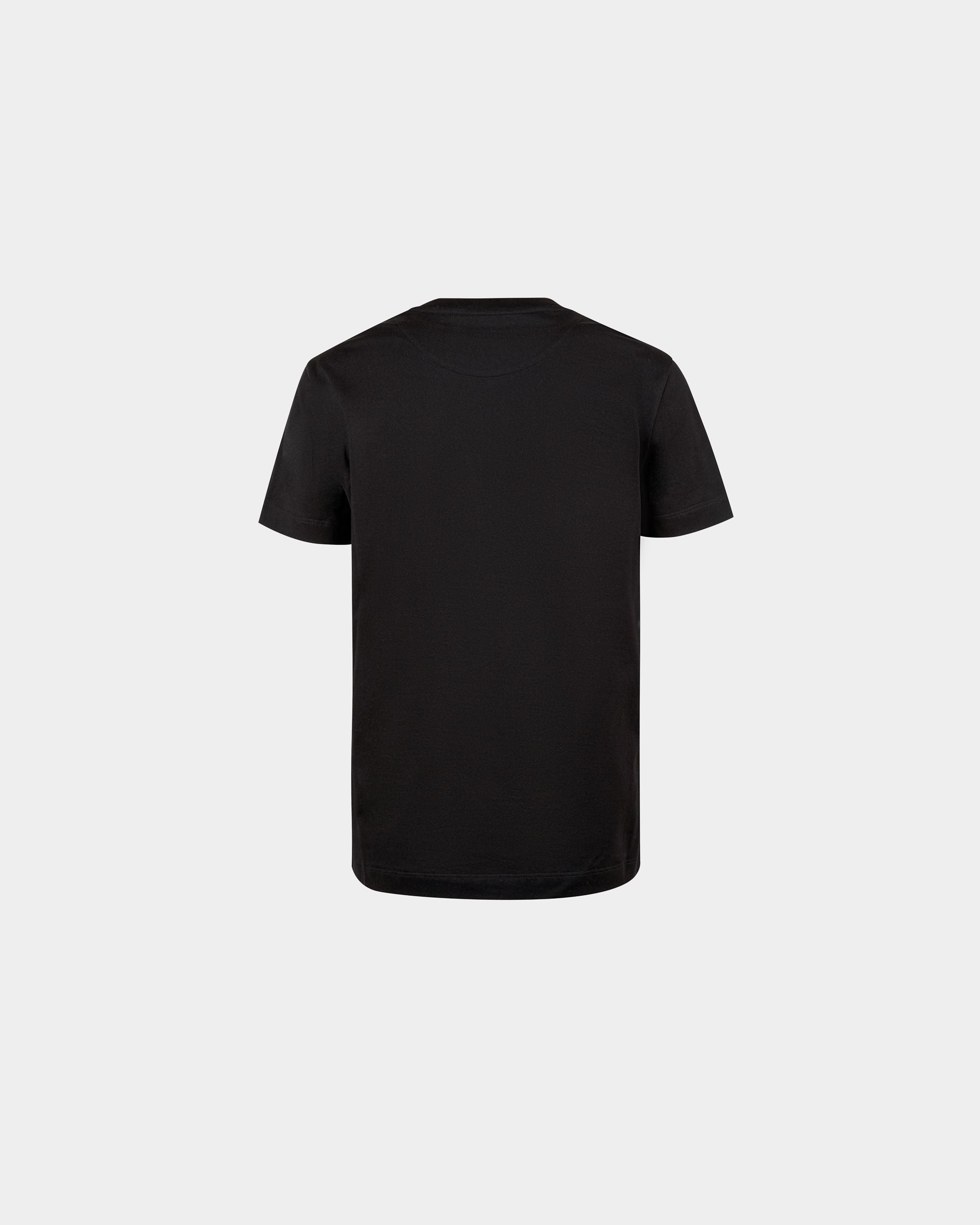 T-Shirt Aus Schwarzer Baumwolle Mit Bally Logo - Damen - Bally - 03