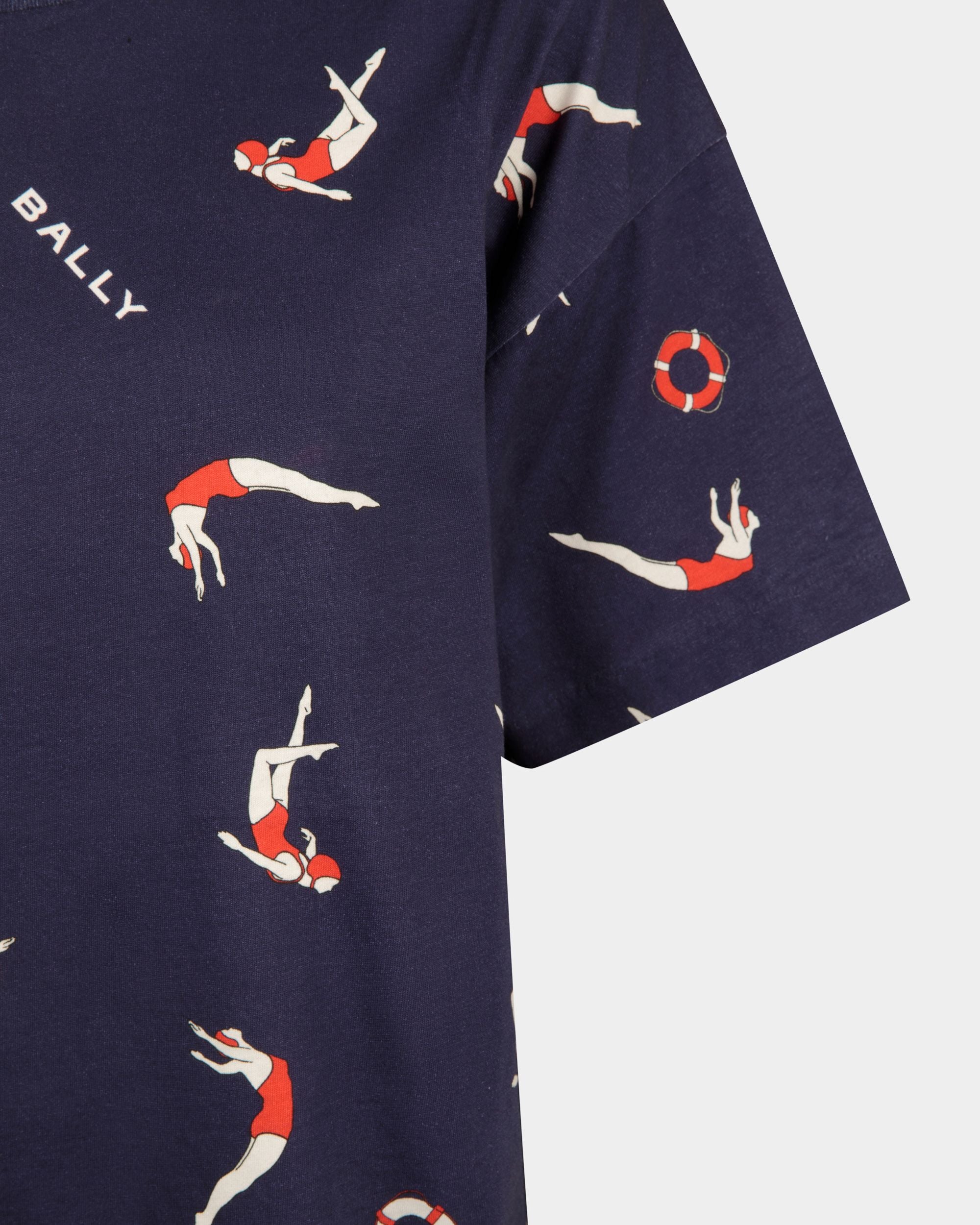 Bedrucktes T-Shirt Aus Baumwolle - Damen - Bally - 02