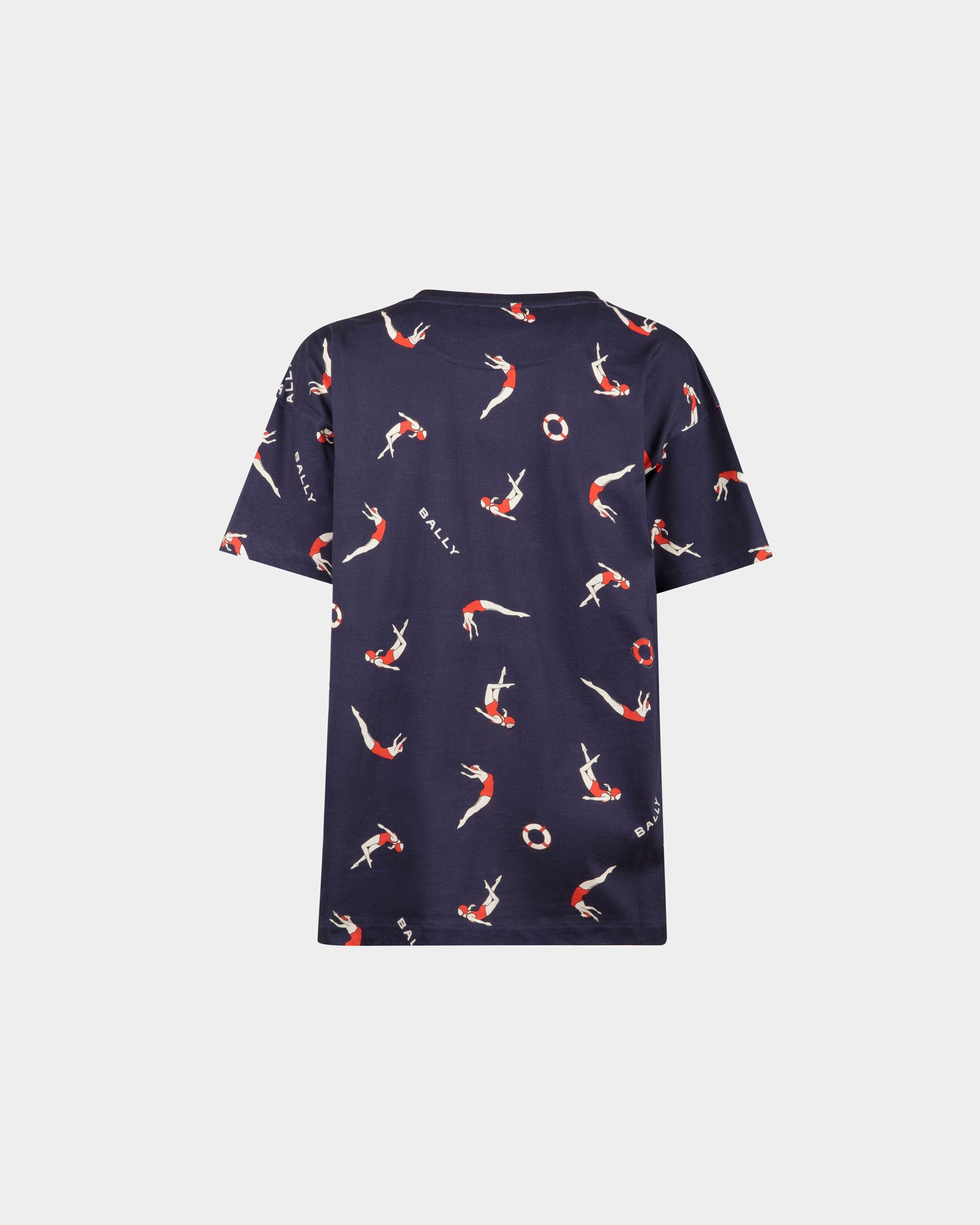 Bedrucktes T-Shirt Aus Baumwolle - Damen - Bally - 03
