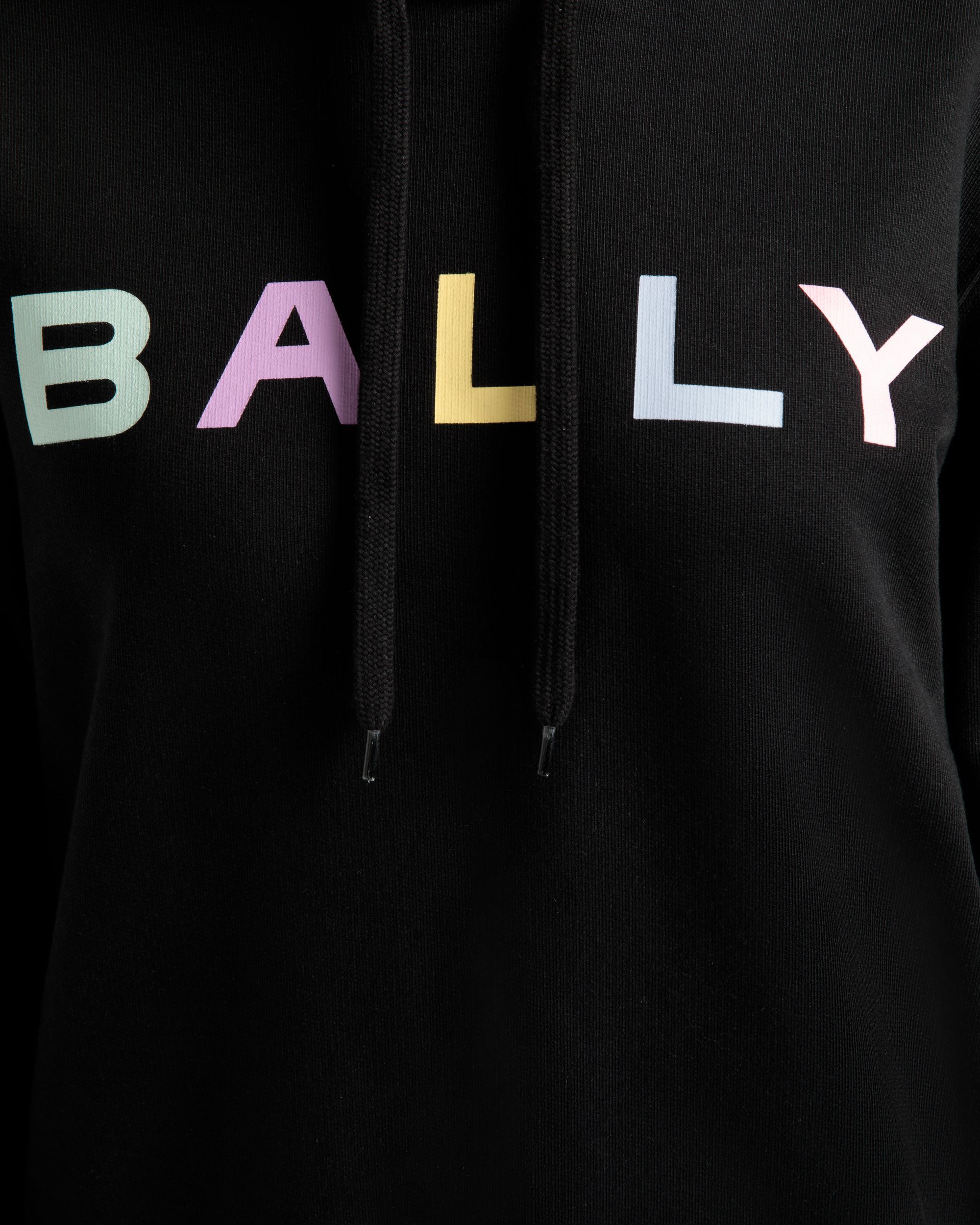 Hoodie Aus Baumwolle In Schwarz - Damen - Bally - 04