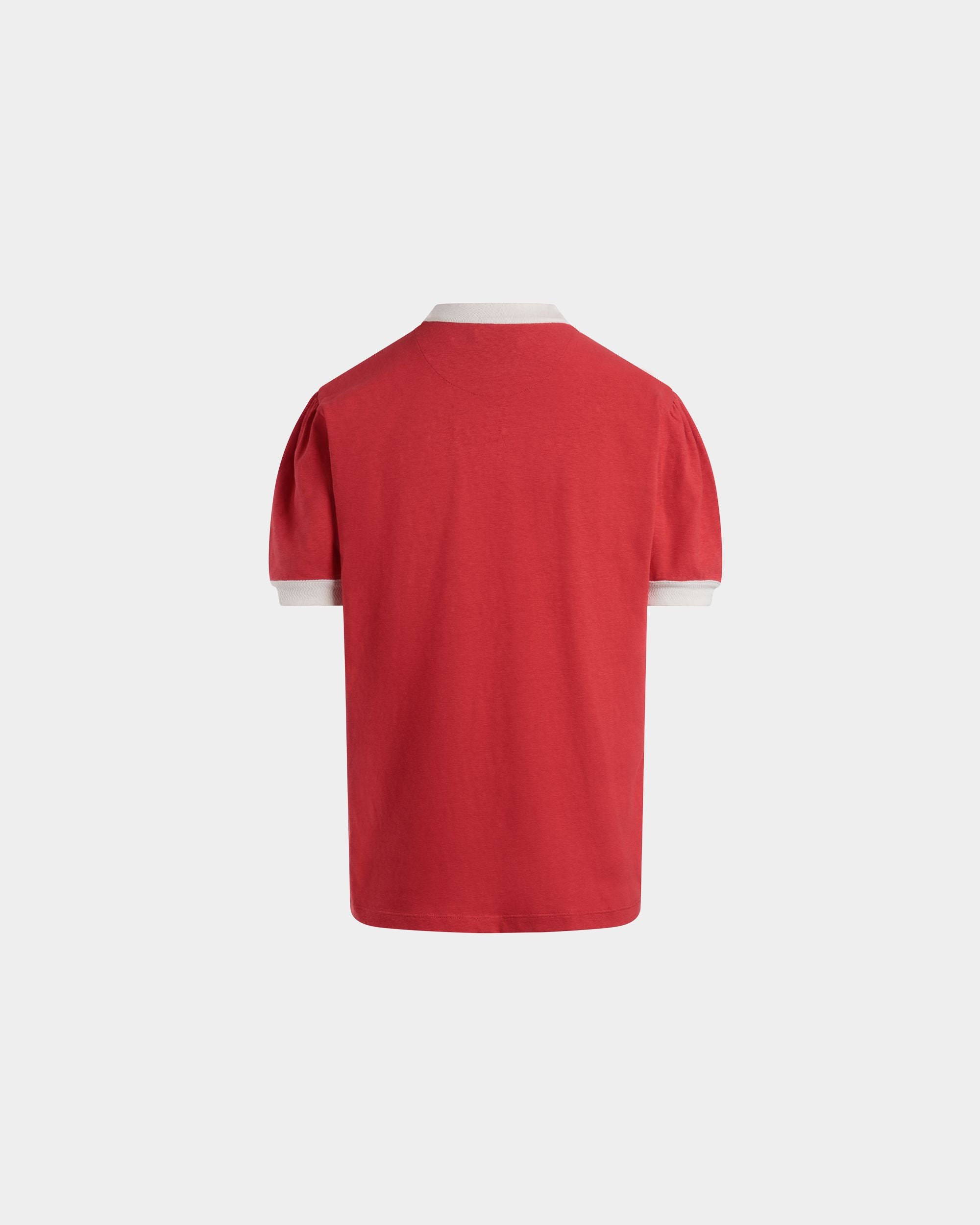 Cutsew T-Shirt In Red Mix Cotton - Damen - Bally - 01