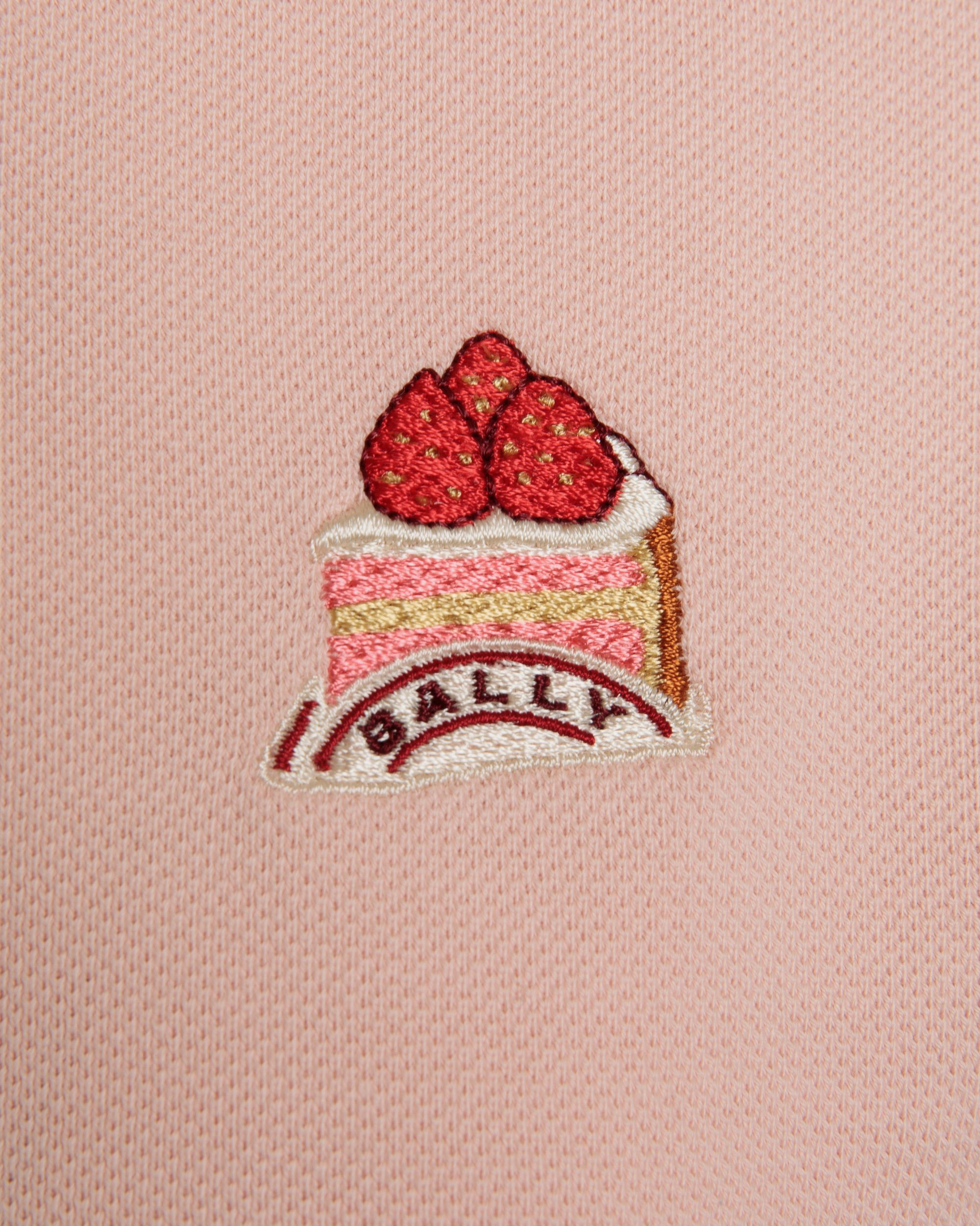 Poloshirt Mit Bally Cake-Print Aus Baumwolle In Dusty Petal - Damen - Bally - 04