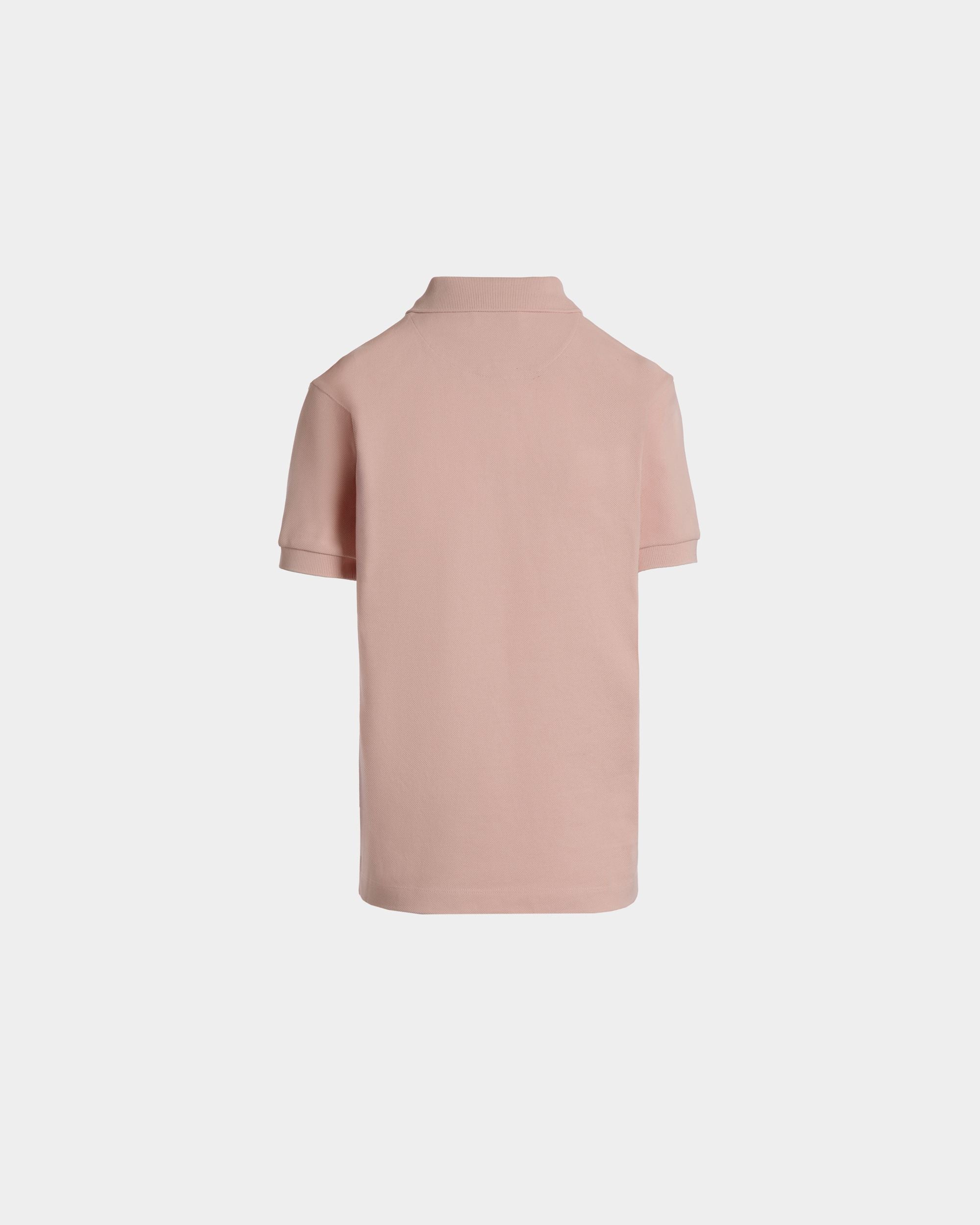 Poloshirt Mit Bally Cake-Print Aus Baumwolle In Dusty Petal - Damen - Bally - 04