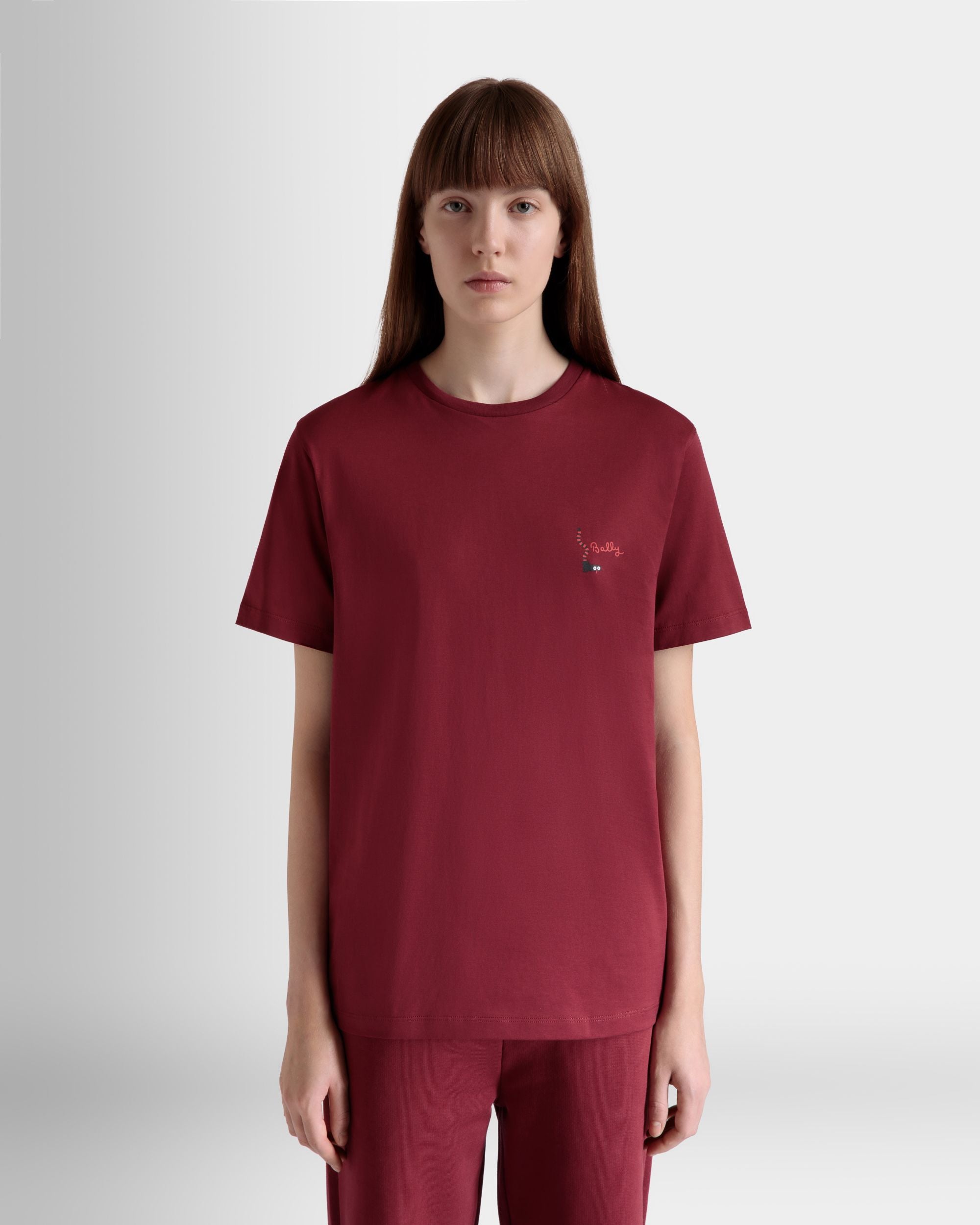 T-Shirt Aus Baumwolle In Sirah - Damen - Bally - 08