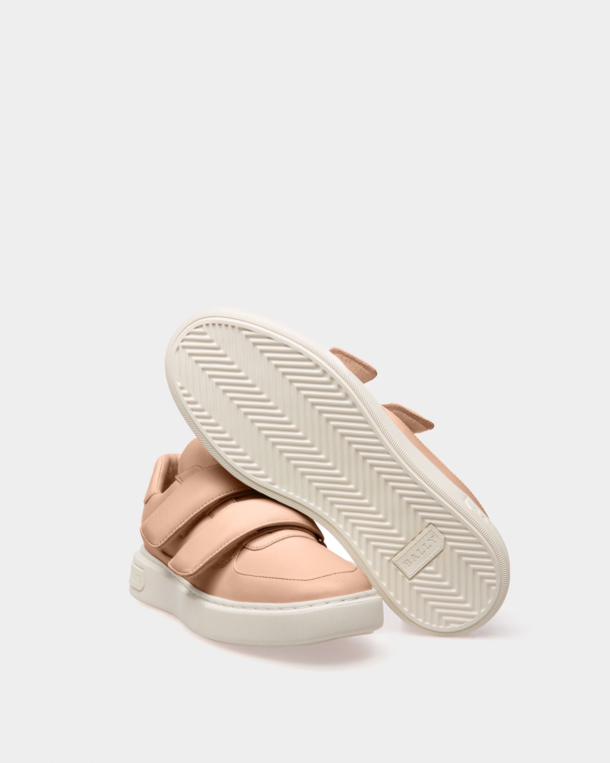 Maylor Sneaker Aus Blassrosafarbenem Leder - Damen - Bally - 05