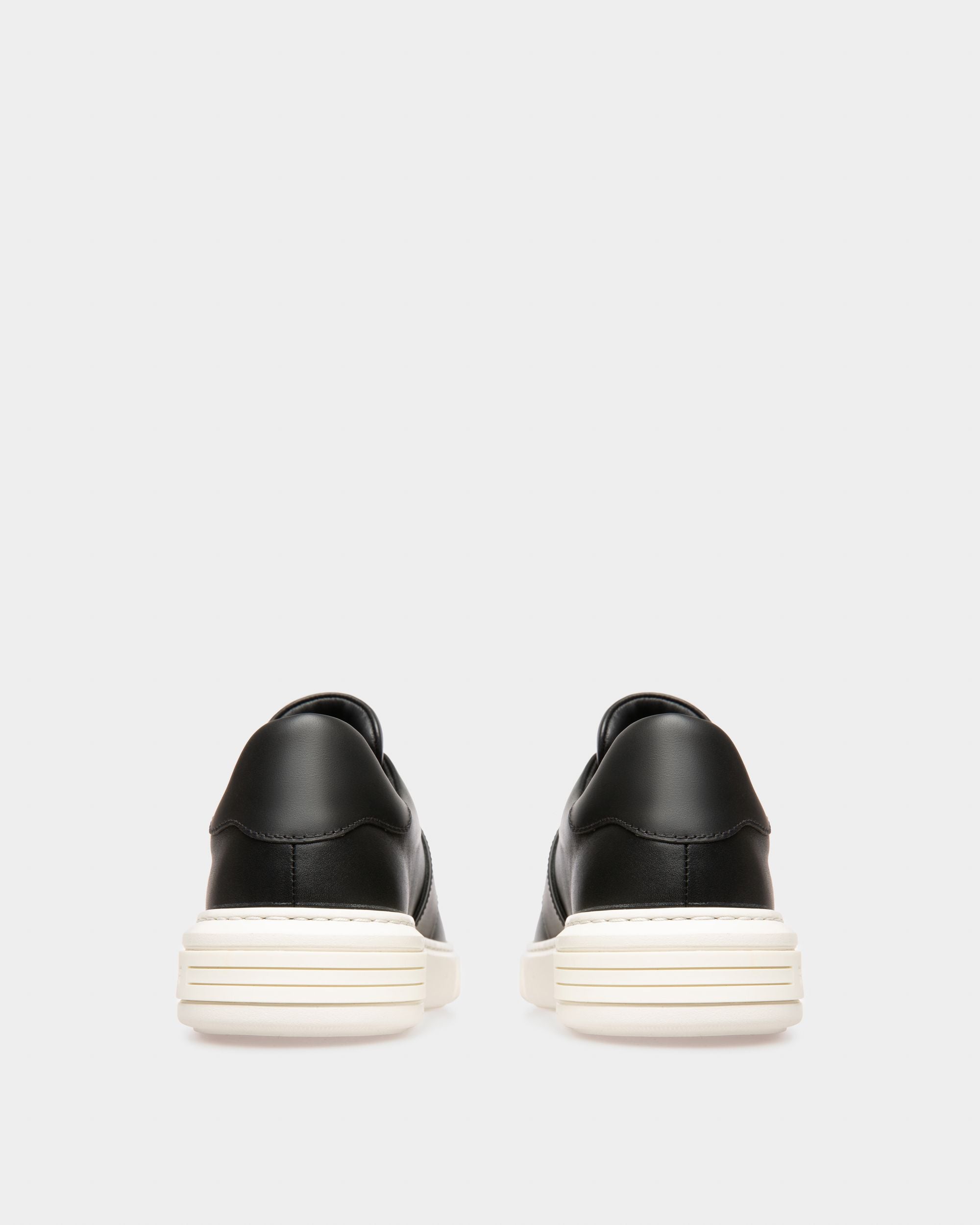 Misty Sneaker Aus Schwarzem Leder - Damen - Bally - 03