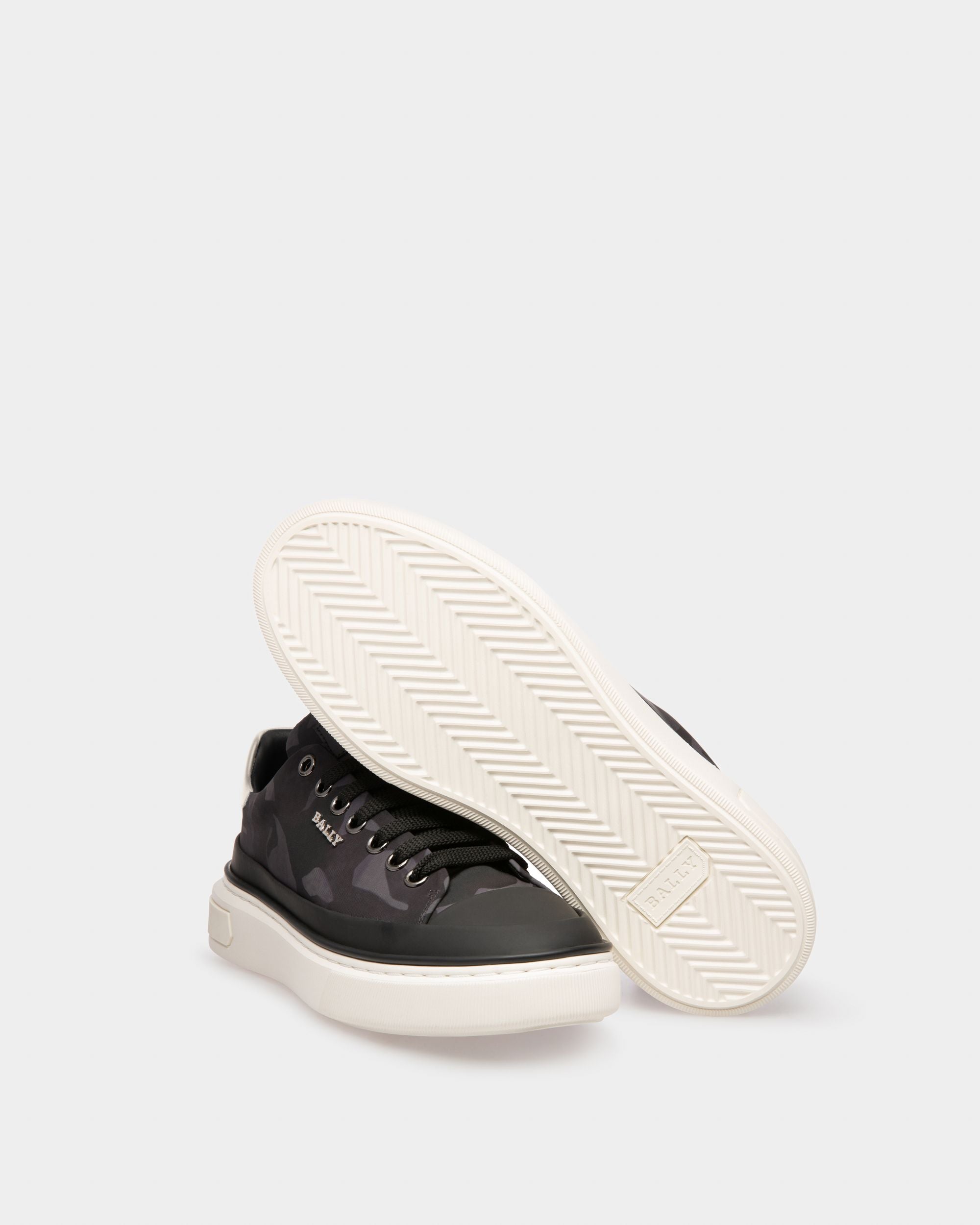 Maily Sneaker Aus Recyceltem Polyester Und Leder In Schwarz - Damen - Bally - 05
