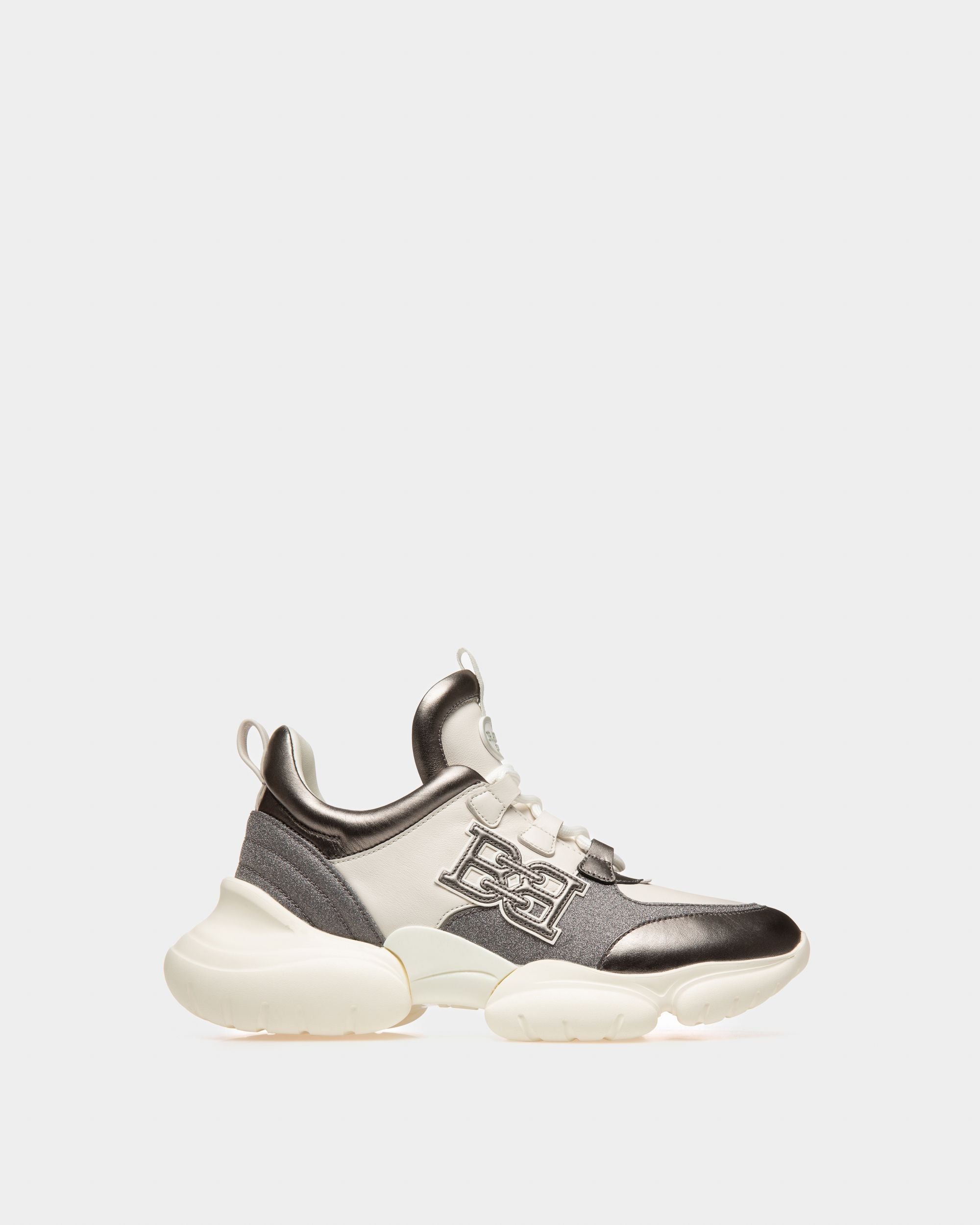 Claires Sneaker Aus Grauem Und Weissem Leder - Damen - Bally - 01