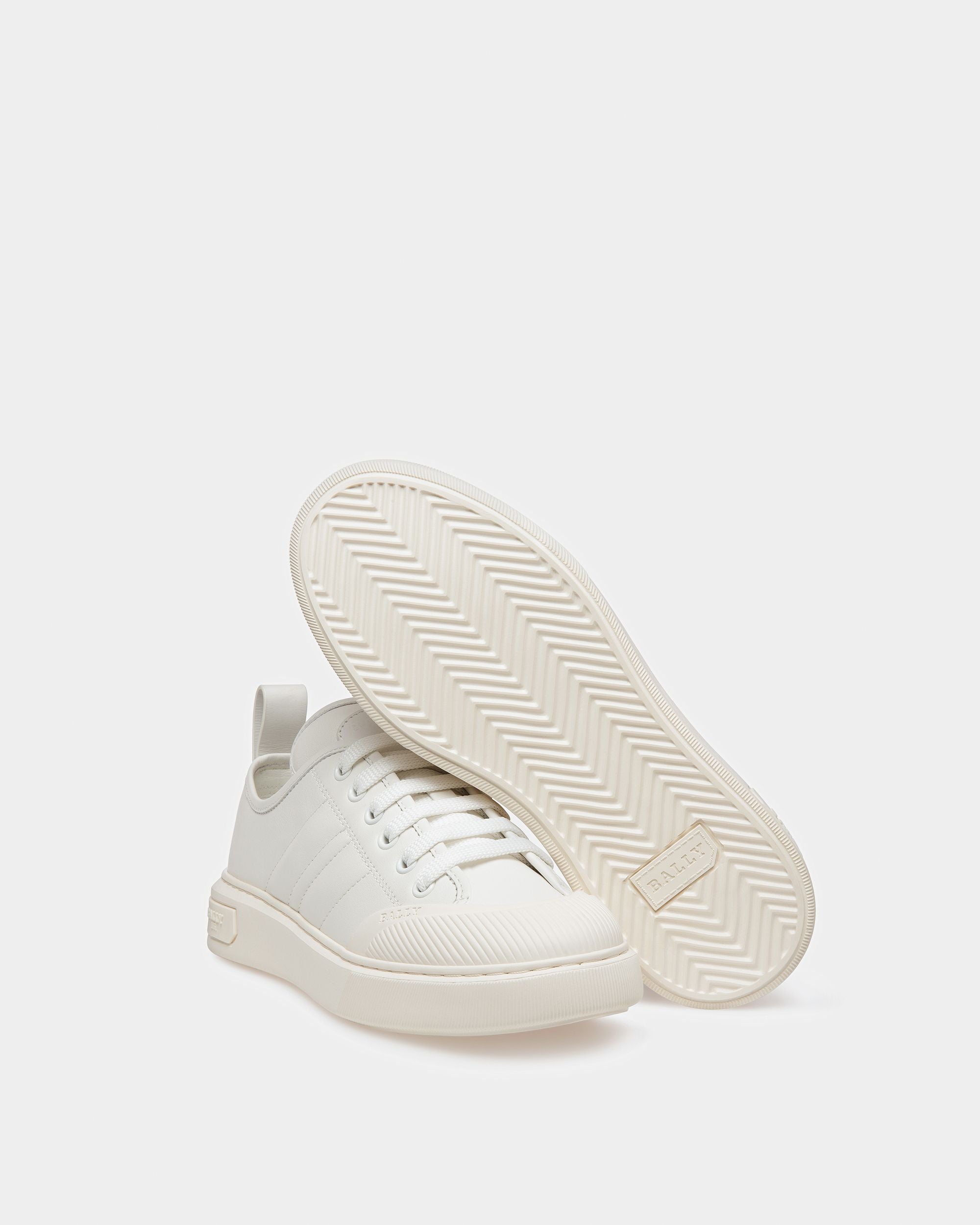 Medyn Leder-Sneaker In Weiß - Damen - Bally - 05