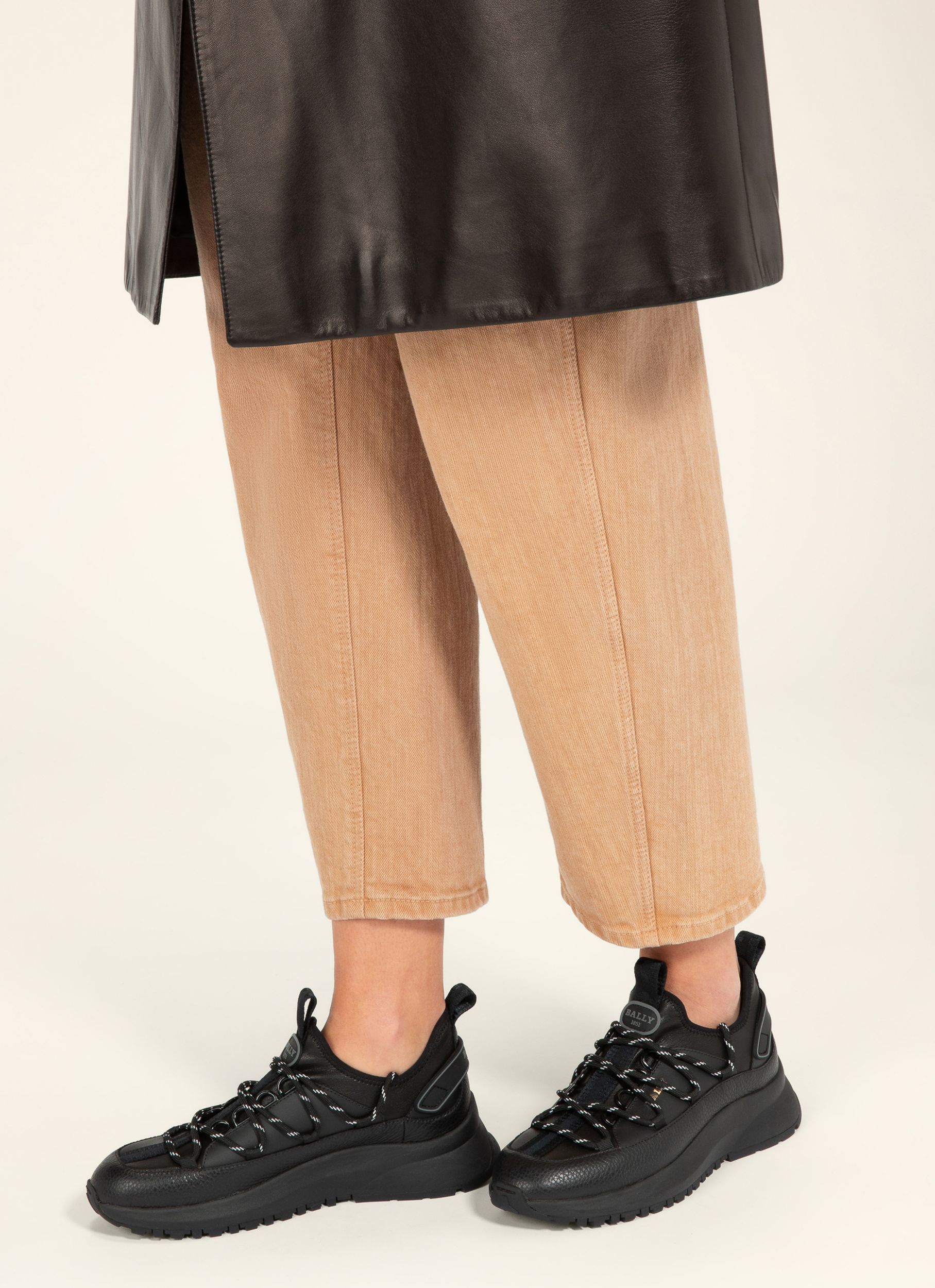 Delys Sneaker Aus Schwarzem Leder - Damen - Bally - 06
