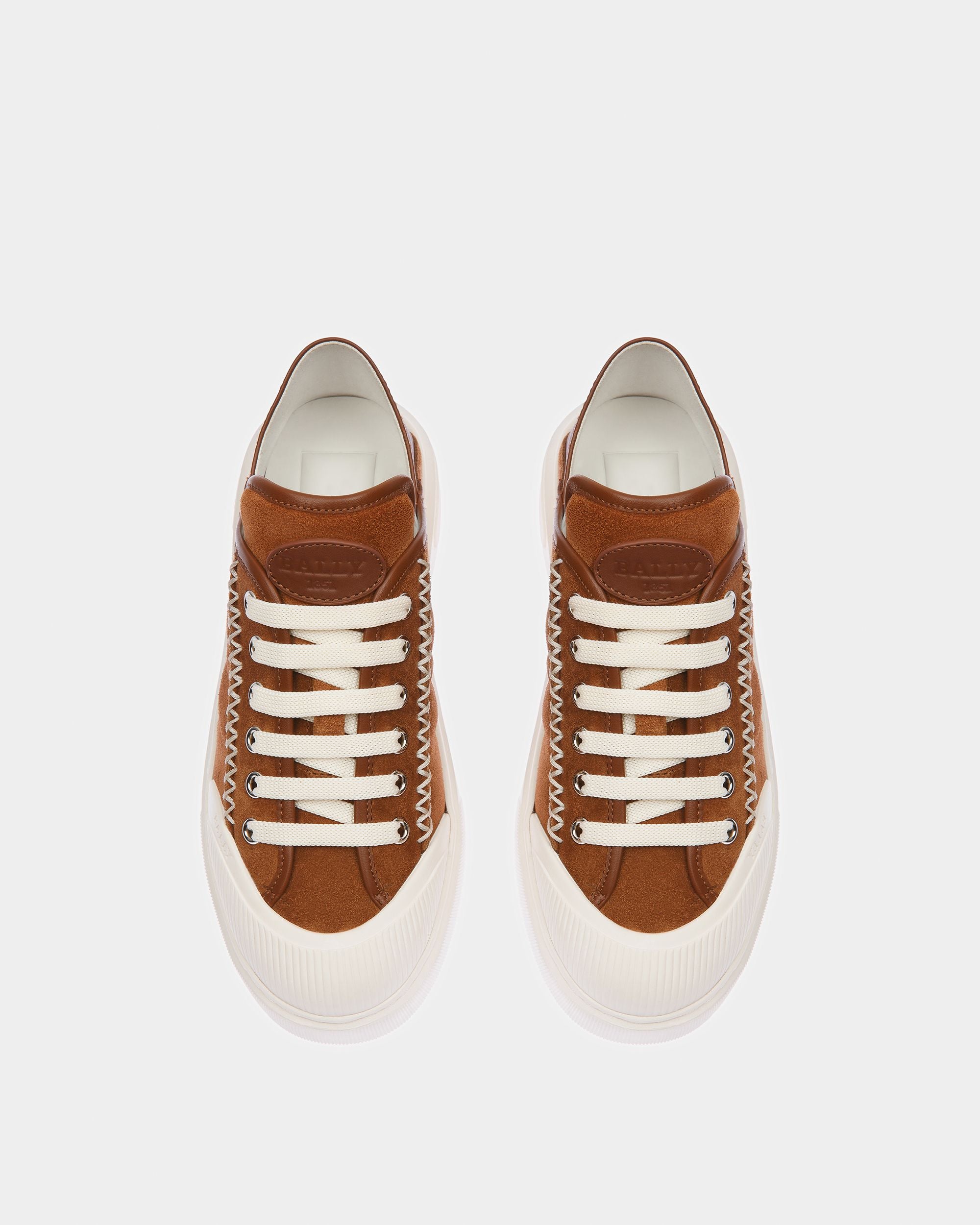 Marily Veloursleder-Sneaker In Braun - Damen - Bally - 02