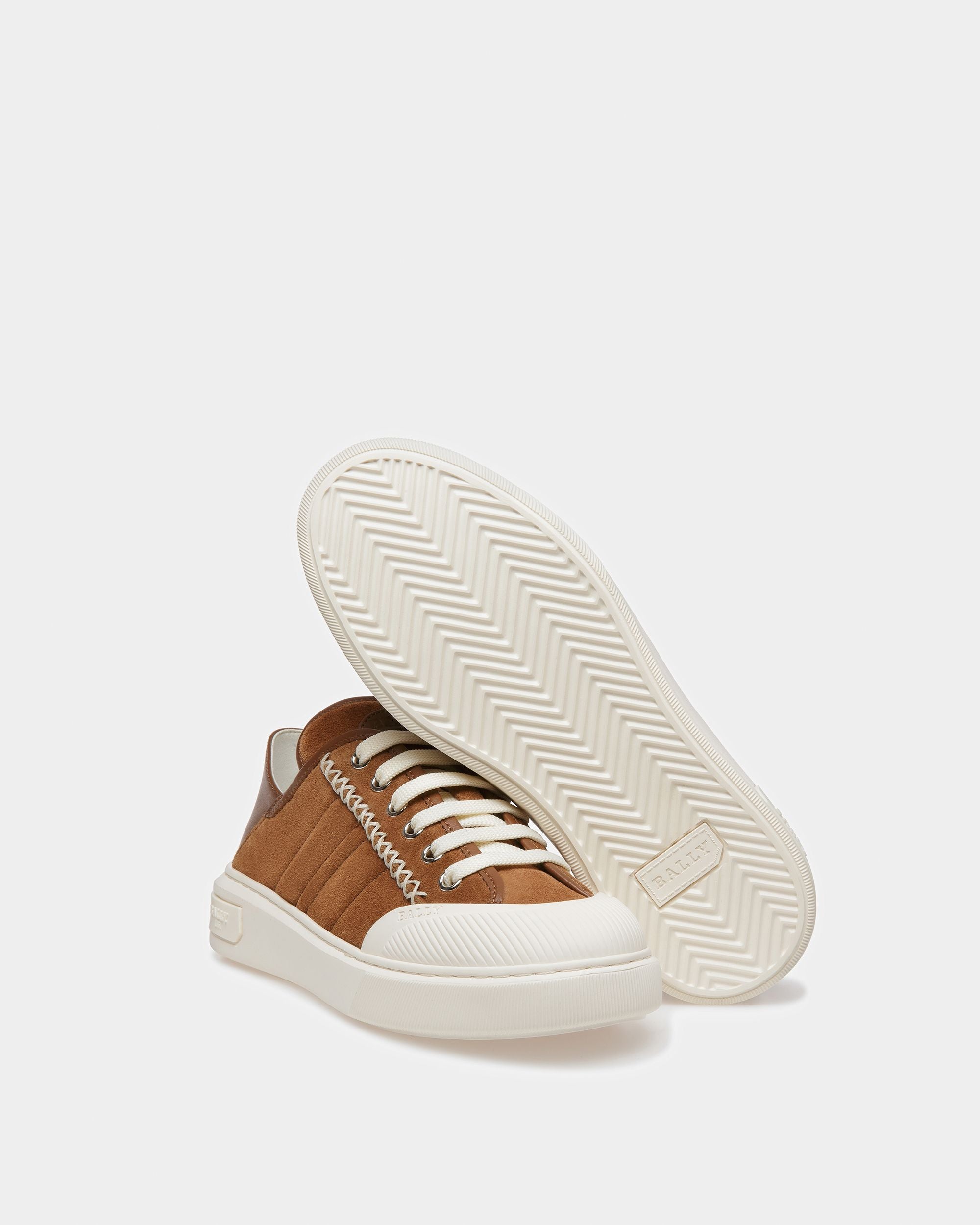 Marily Veloursleder-Sneaker In Braun - Damen - Bally - 05