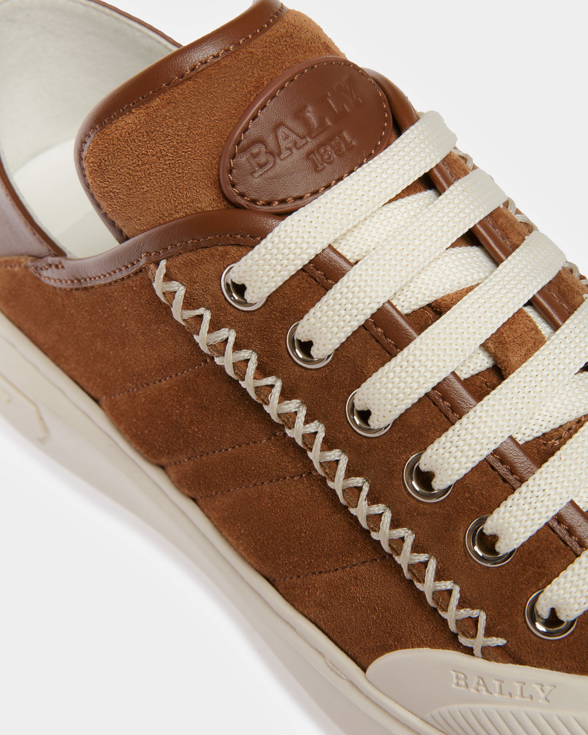Marily Veloursleder-Sneaker In Braun - Damen - Bally - 06