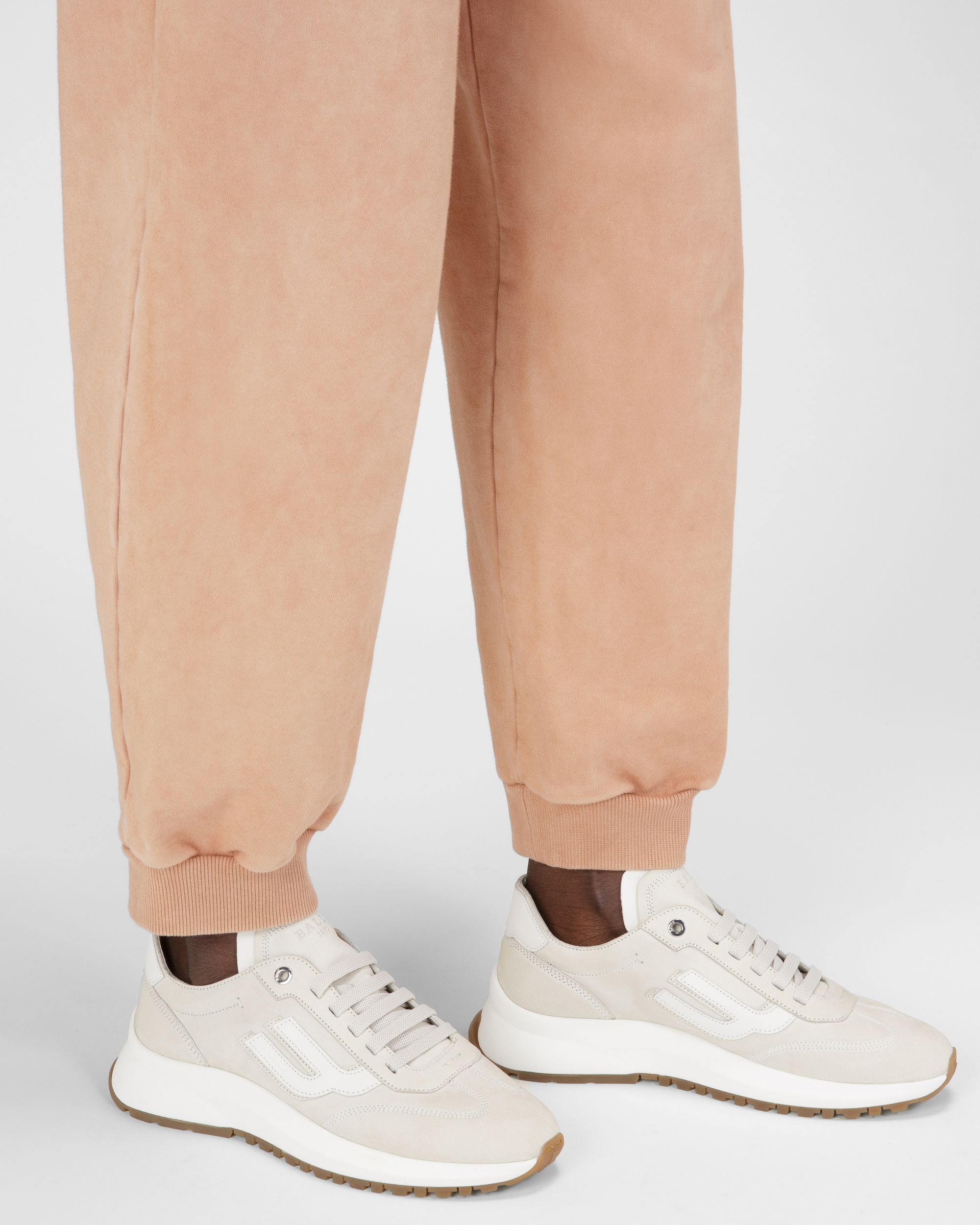 Demyl Sneaker Aus Staubweissem Und Weissem Leder - Damen - Bally - 07