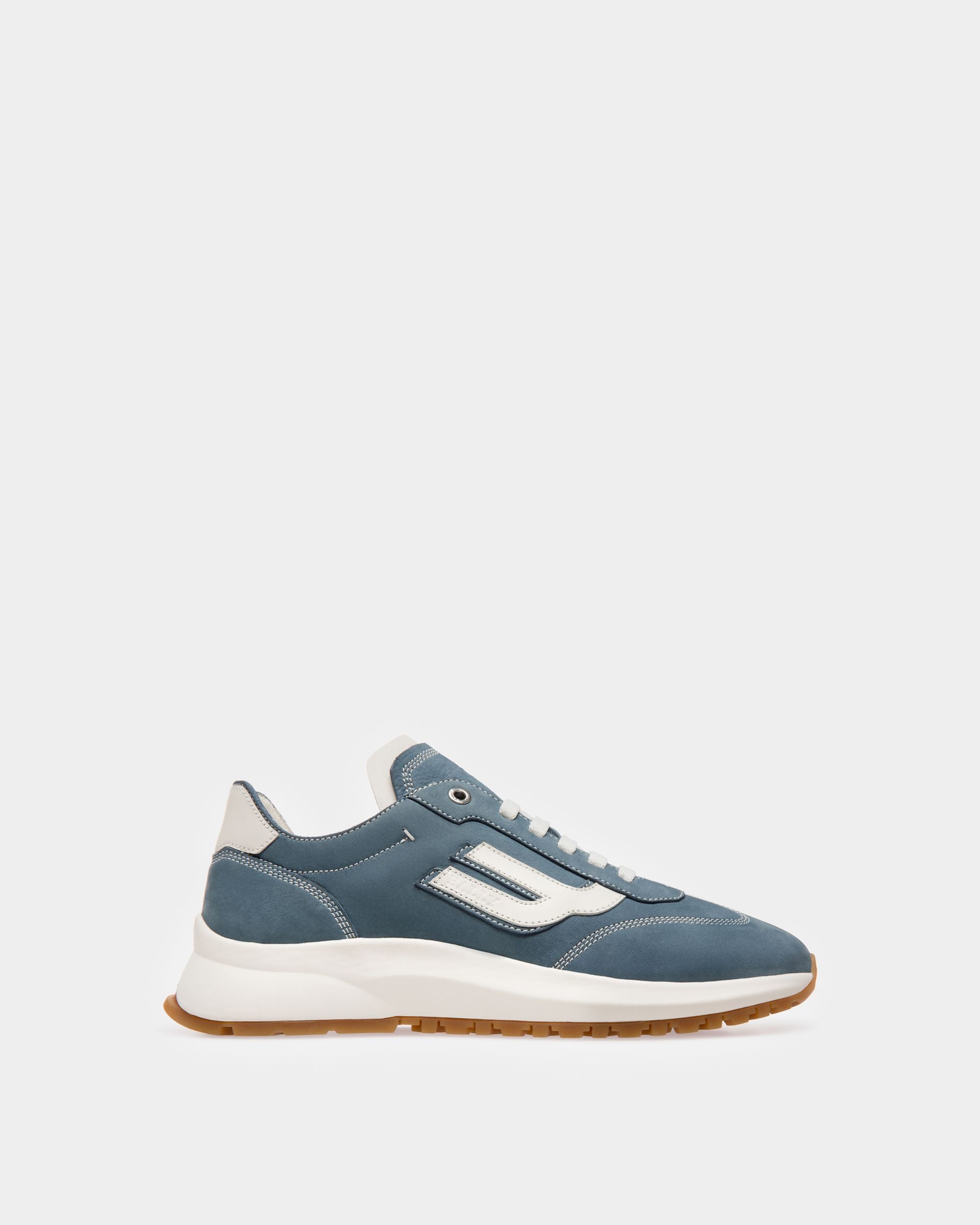 Demyl Sneaker Aus Blauem Und Weissem Leder - Damen - Bally - 01