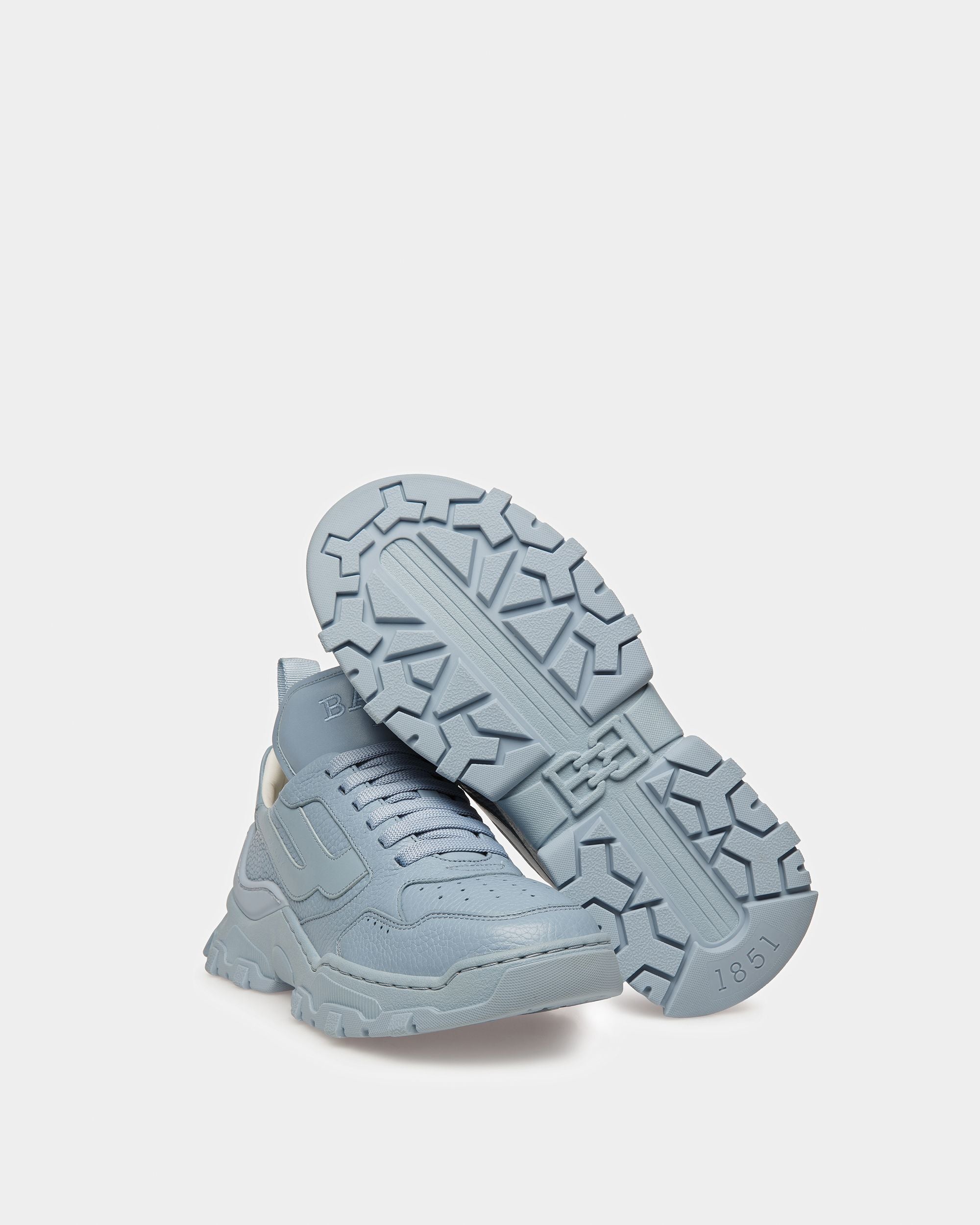 Catalyst Sneaker In Blue Leather - Damen - Bally - 04