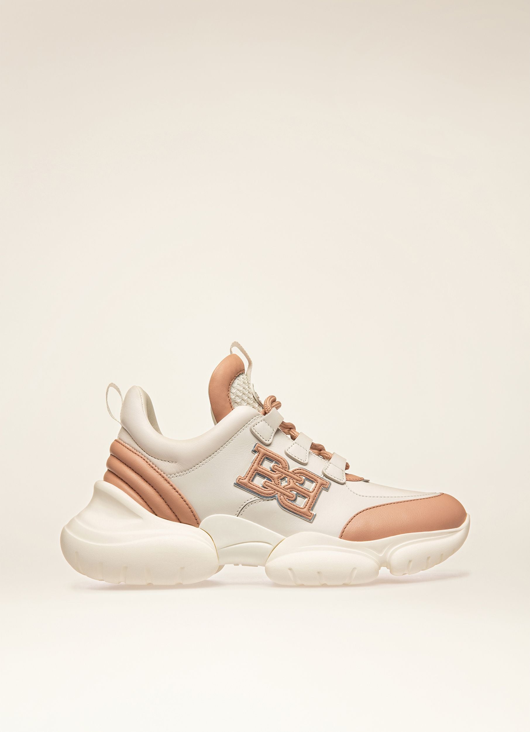 Claires Sneaker Aus Rosafarbenem Und Weissem Leder - Damen - Bally - 01