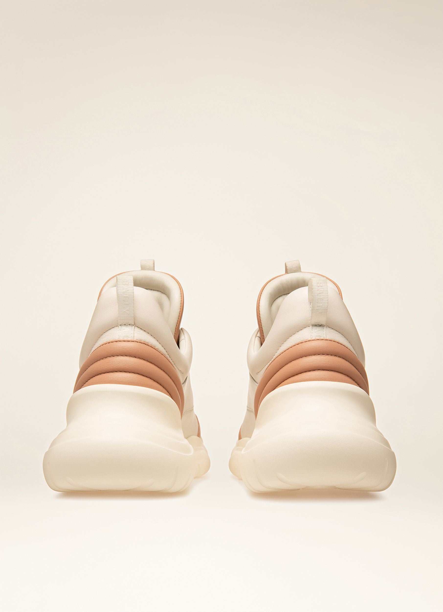 Claires Sneaker Aus Rosafarbenem Und Weissem Leder - Damen - Bally - 03