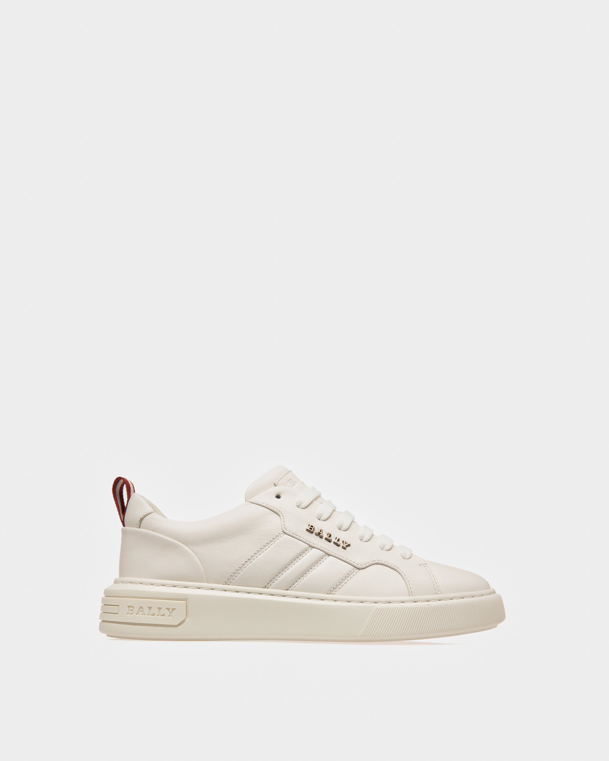 Maxim Sneaker Aus Weissem Leder - Damen - Bally - 01