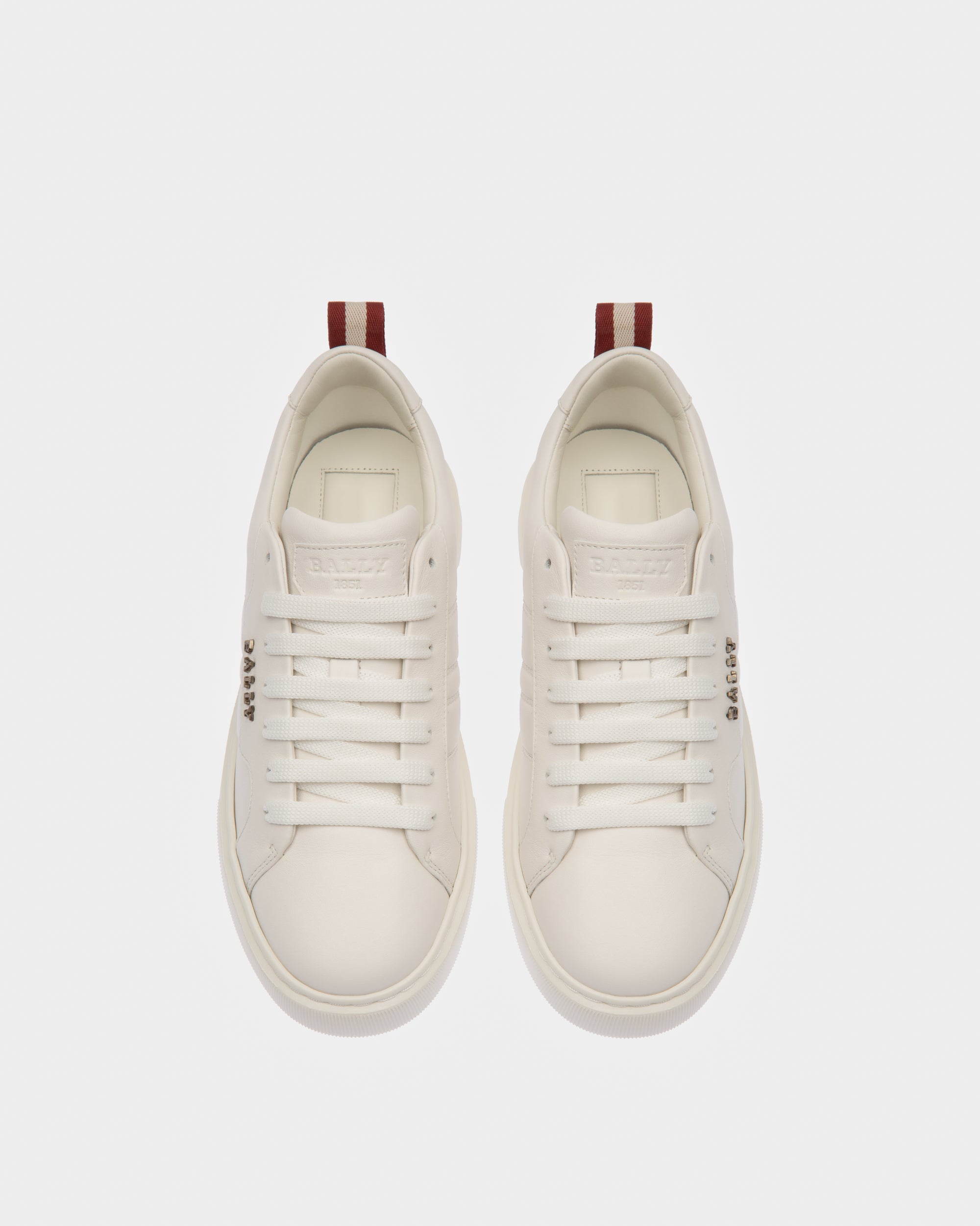 Maxim Sneaker Aus Weissem Leder - Damen - Bally - 02