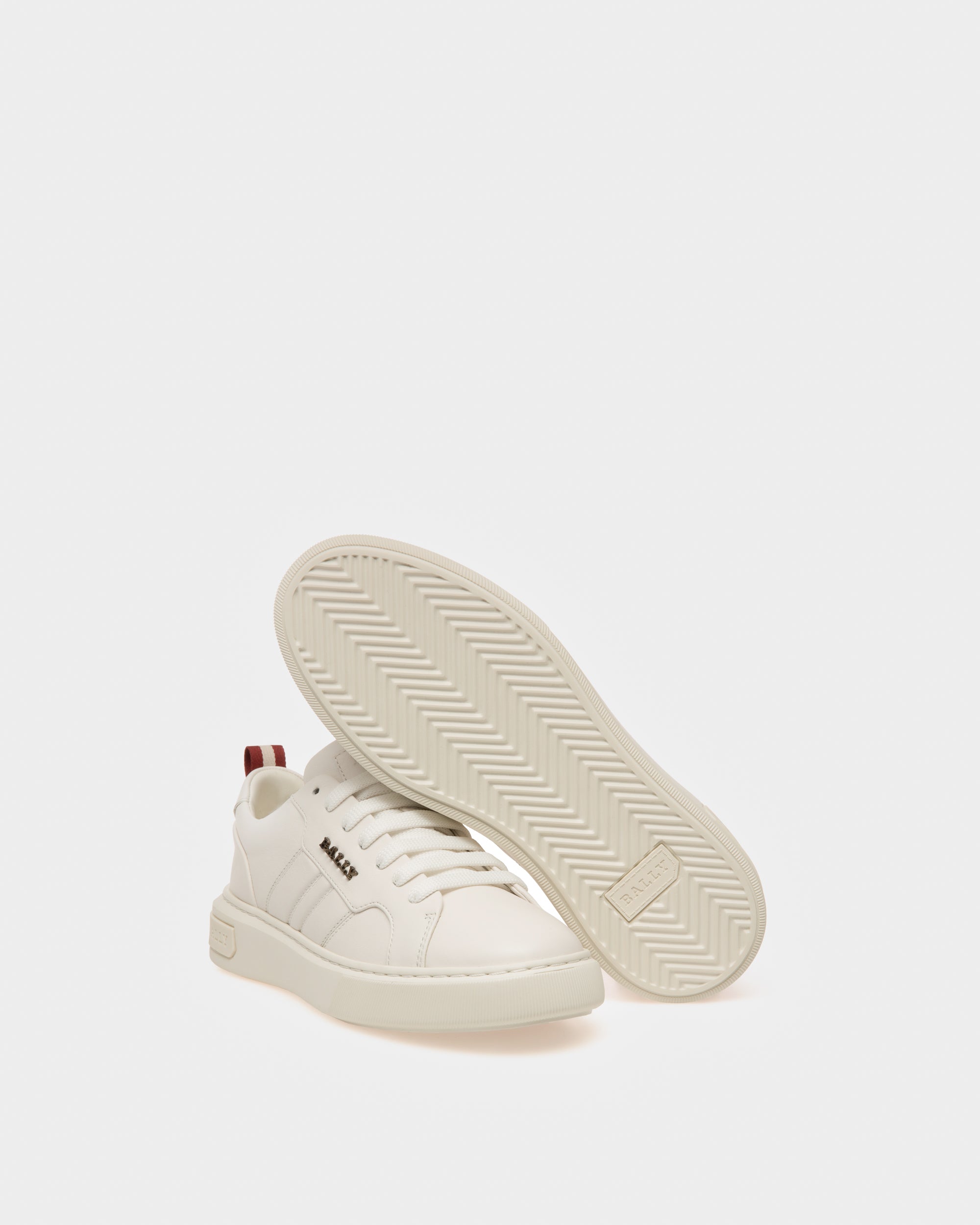 Maxim Sneaker Aus Weissem Leder - Damen - Bally - 05