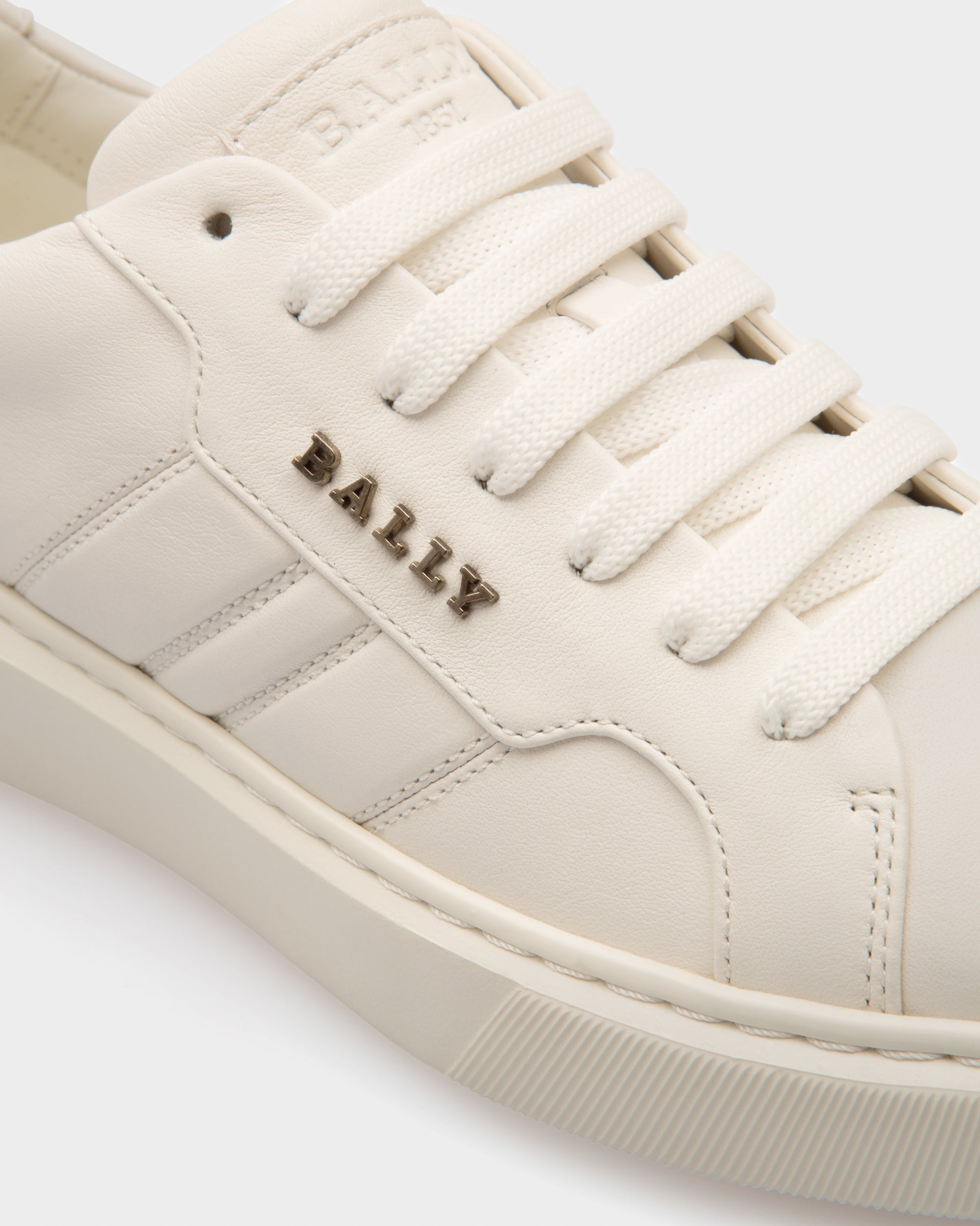 Maxim Sneaker Aus Weissem Leder - Damen - Bally - 06