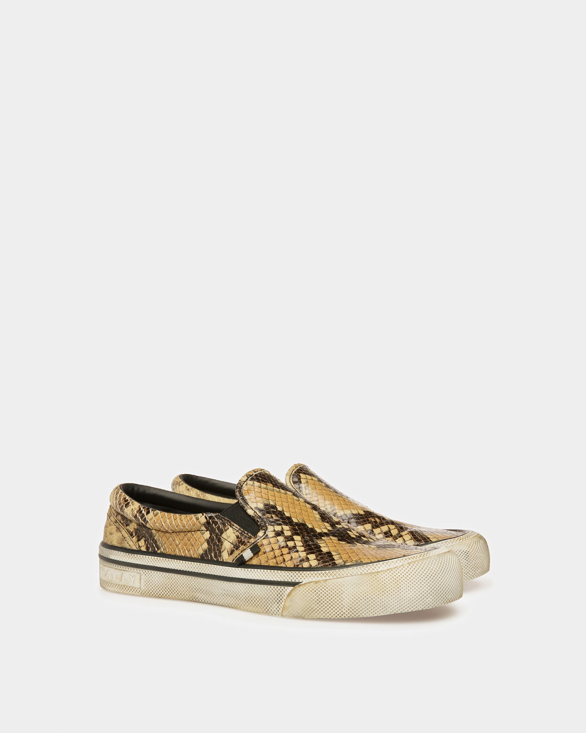 Santa Ana Schlupf-Sneaker Mit Python-Print - Damen - Bally - 03