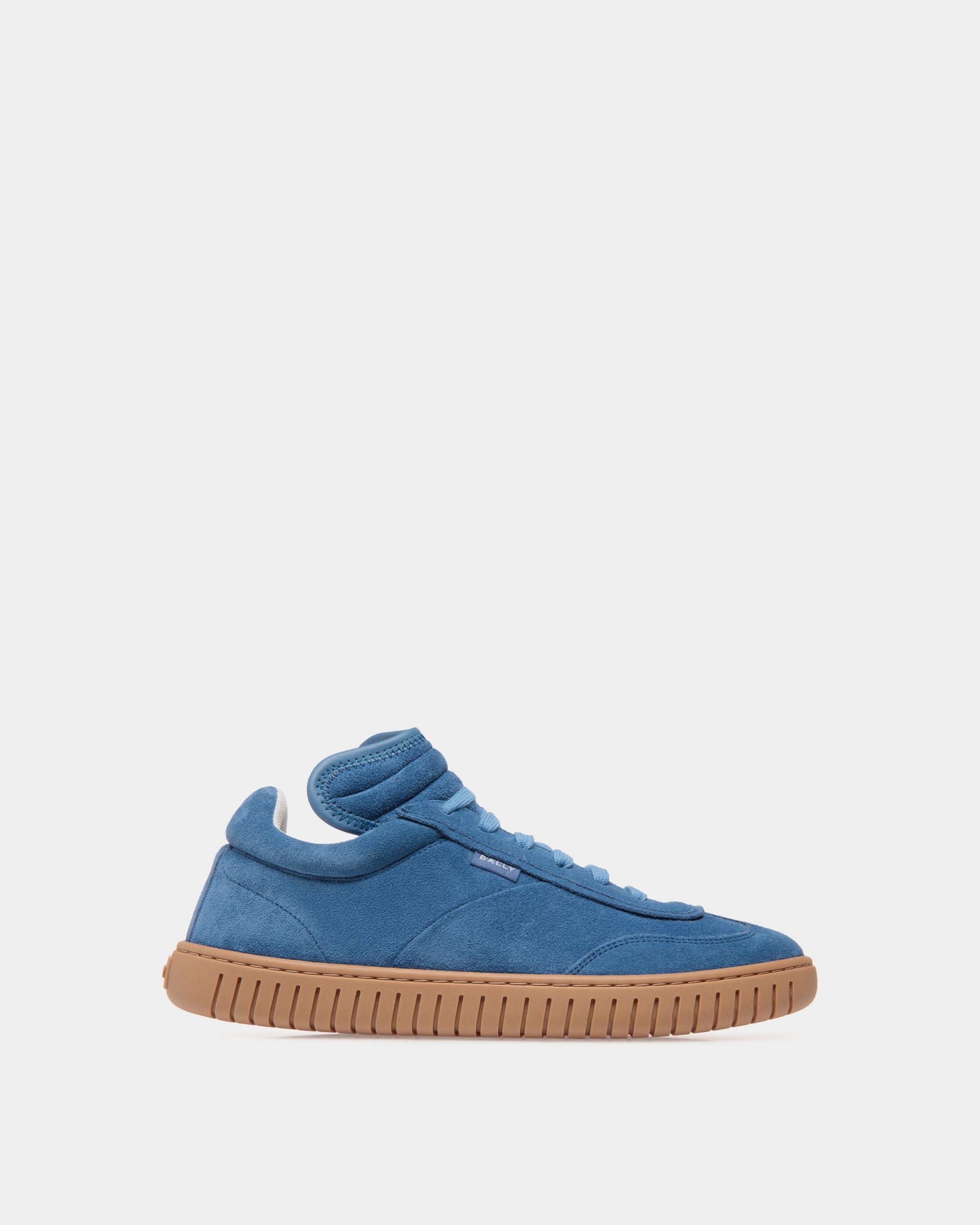 Player Sneaker In Blue Leather - Damen - Bally - 01