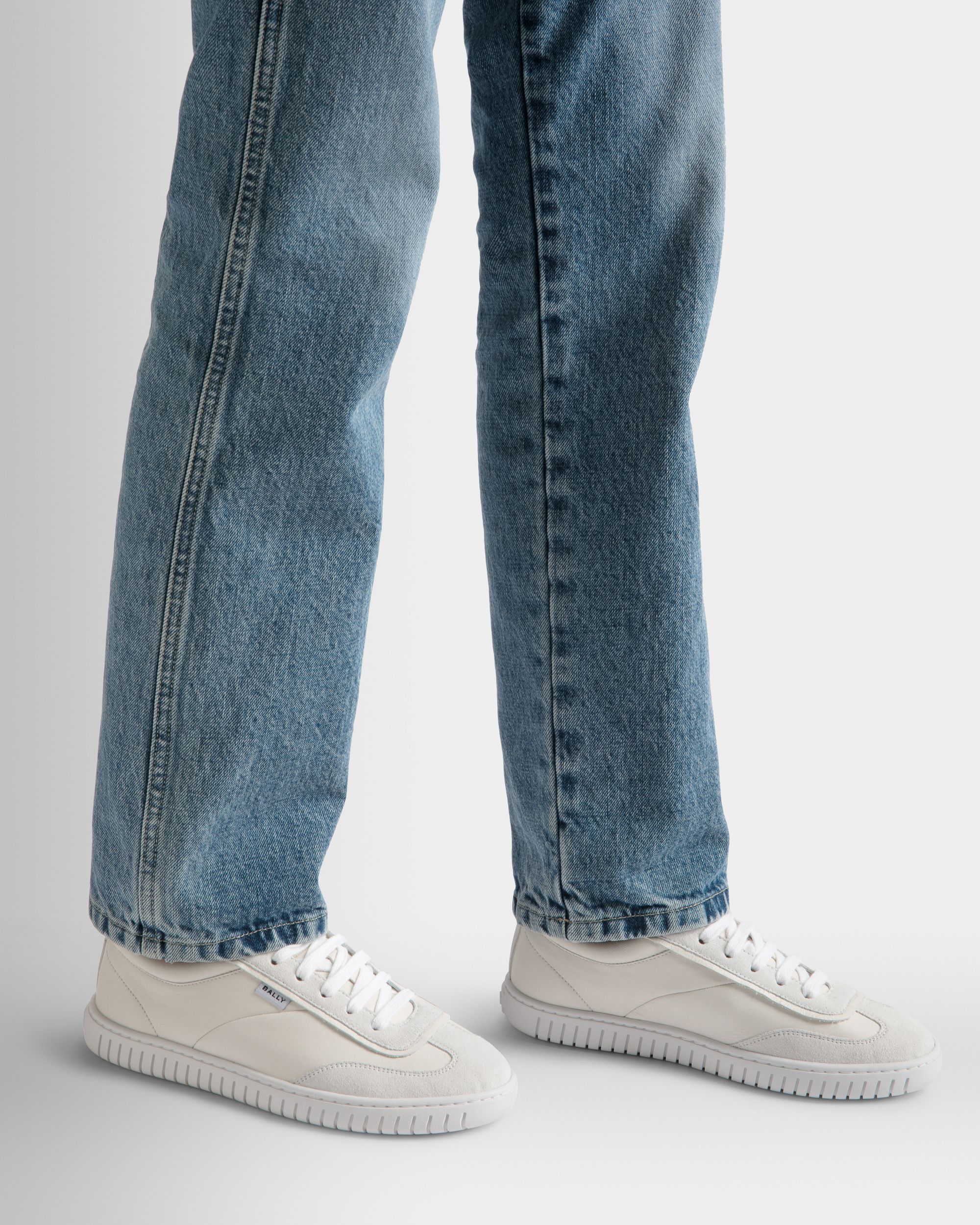 Player Sneaker Aus Weißem Leder - Damen - Bally - 02