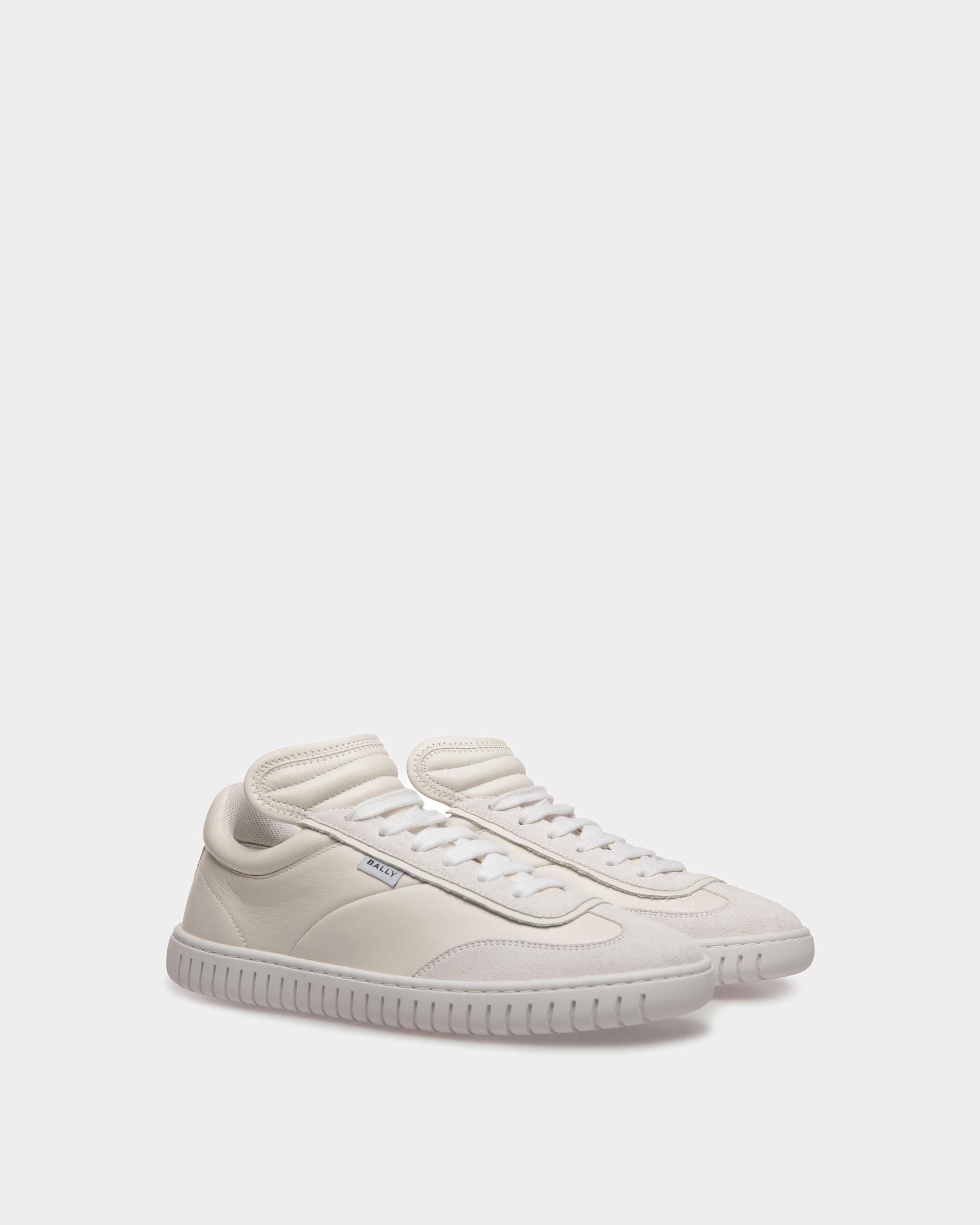 Player Sneaker Aus Weißem Leder - Damen - Bally - 03