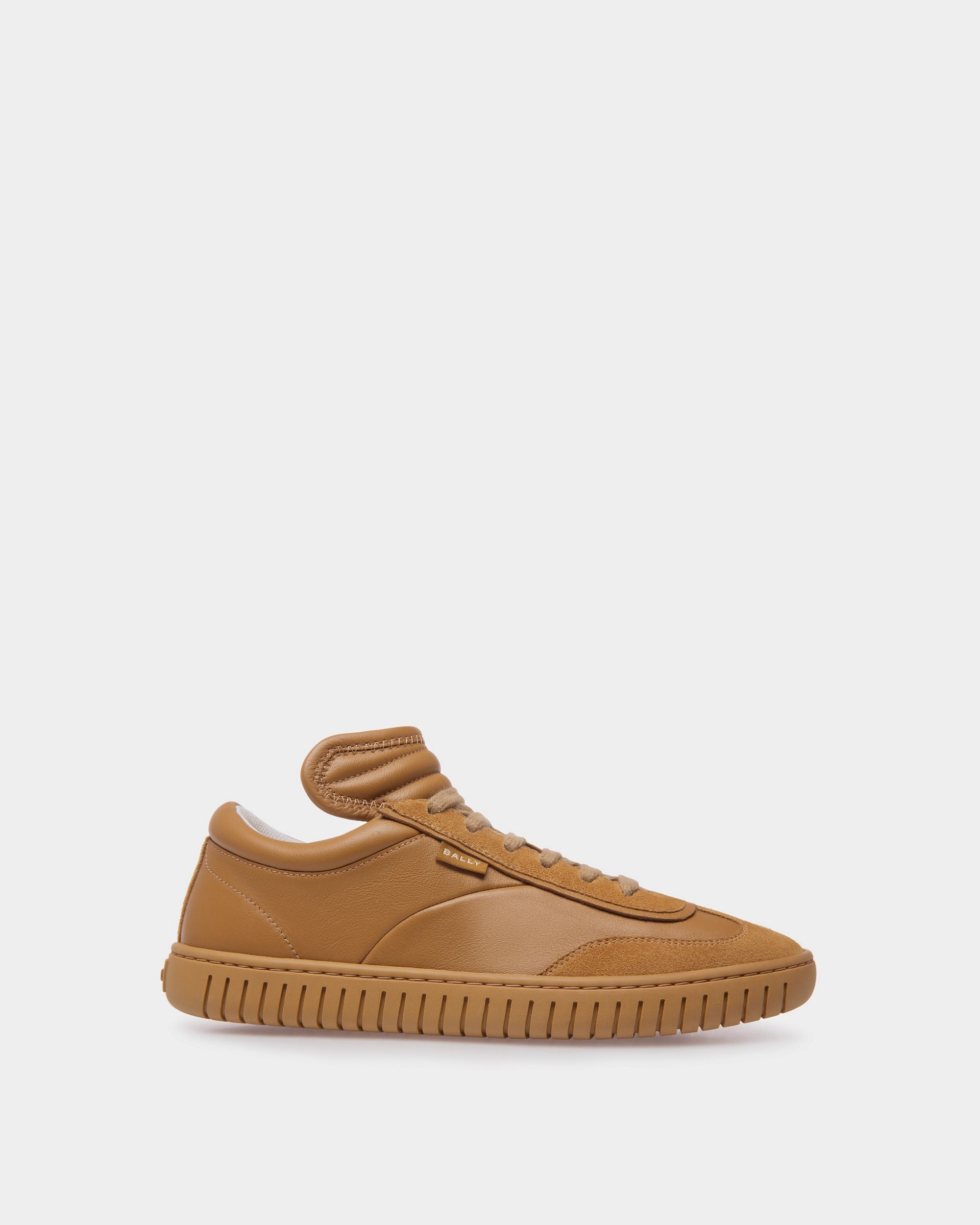 Player Sneaker Aus Leder In Desert - Damen - Bally - 01