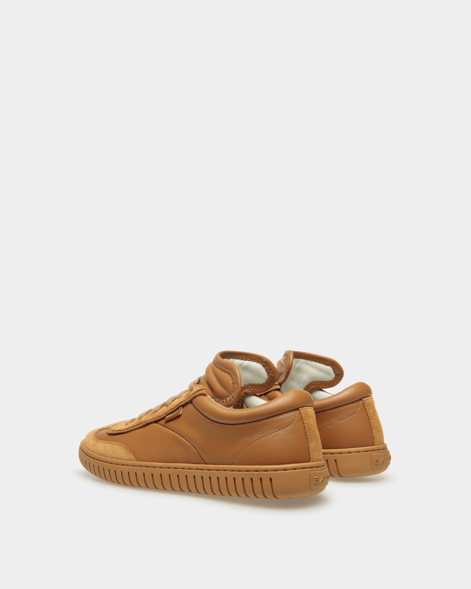 Player Sneaker Aus Leder In Desert - Damen - Bally - 03