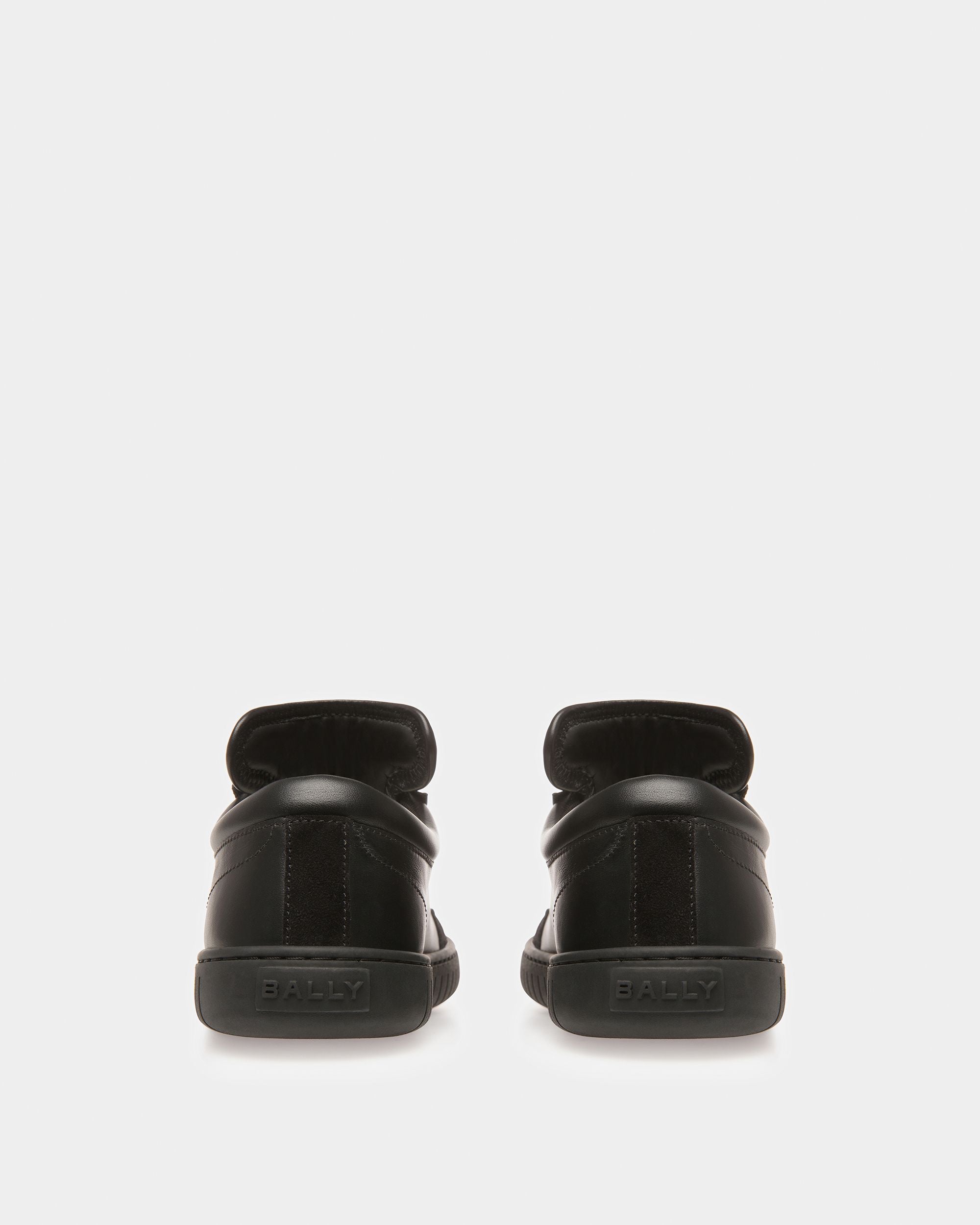 Player Sneaker Aus Leder In Schwarz - Damen - Bally - 03