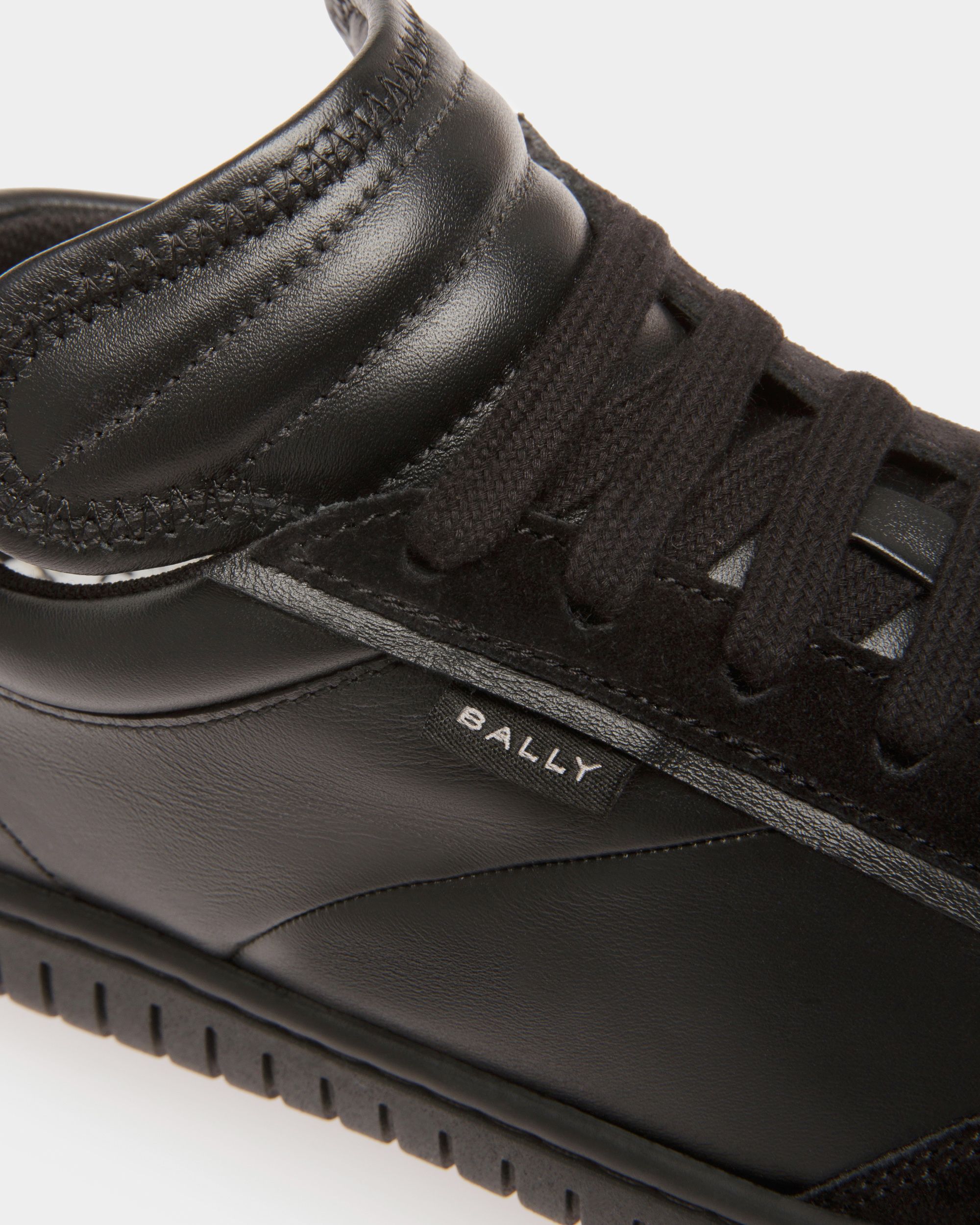 Player Sneaker Aus Leder In Schwarz - Damen - Bally - 05