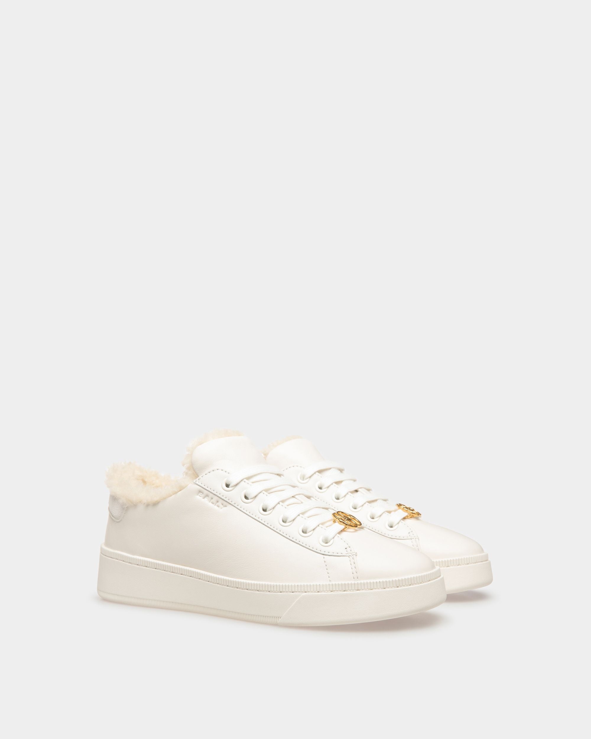 Raise Sneaker Aus Weißem Leder - Damen - Bally - 03