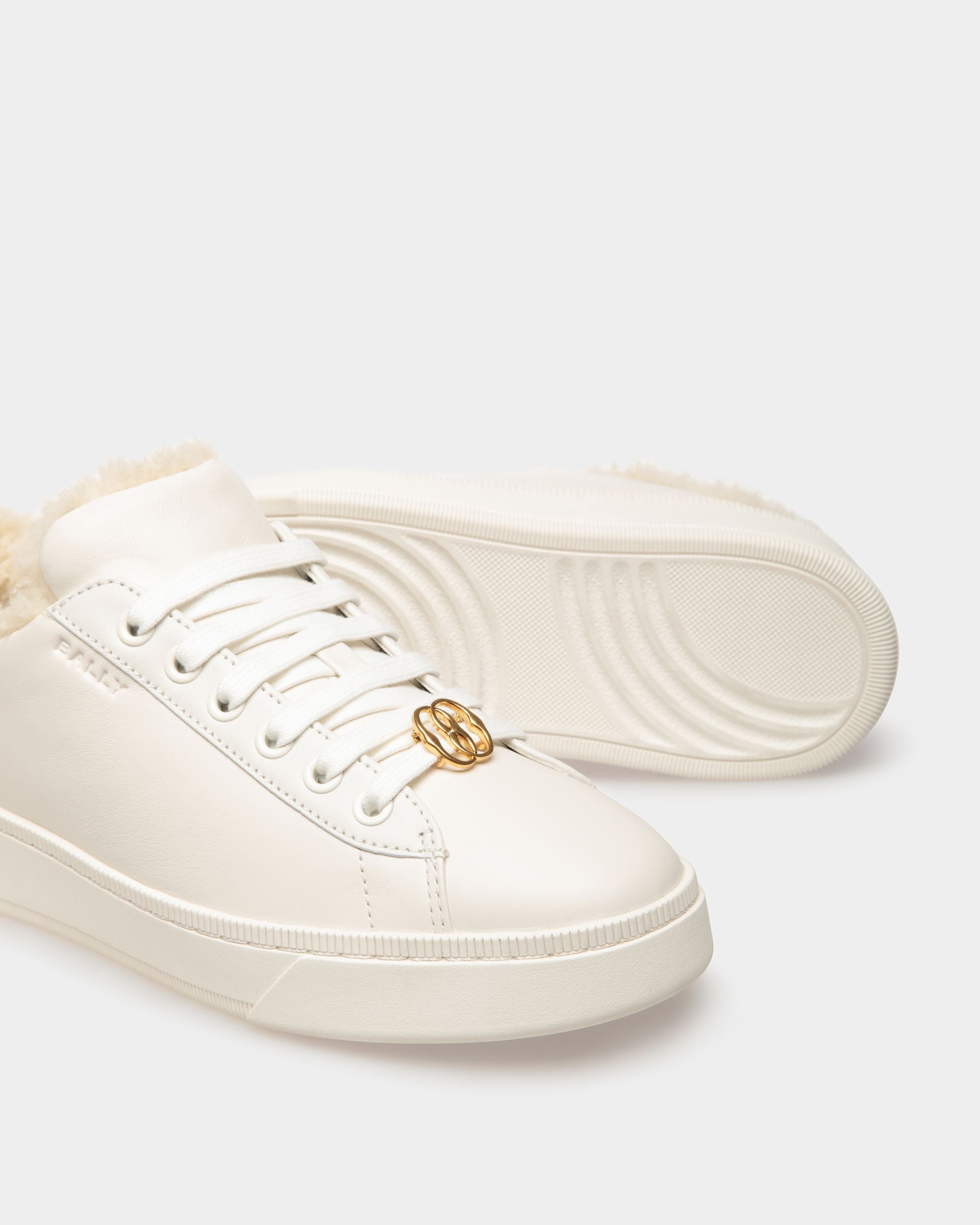 Raise Sneaker Aus Weißem Leder - Damen - Bally - 06