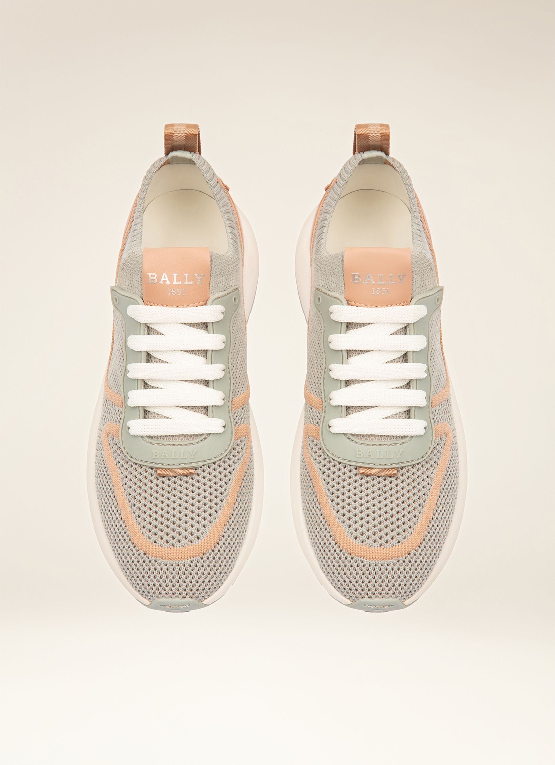 Davyn Sneaker Aus Grauem Polyestermischgewebe - Damen - Bally - 04