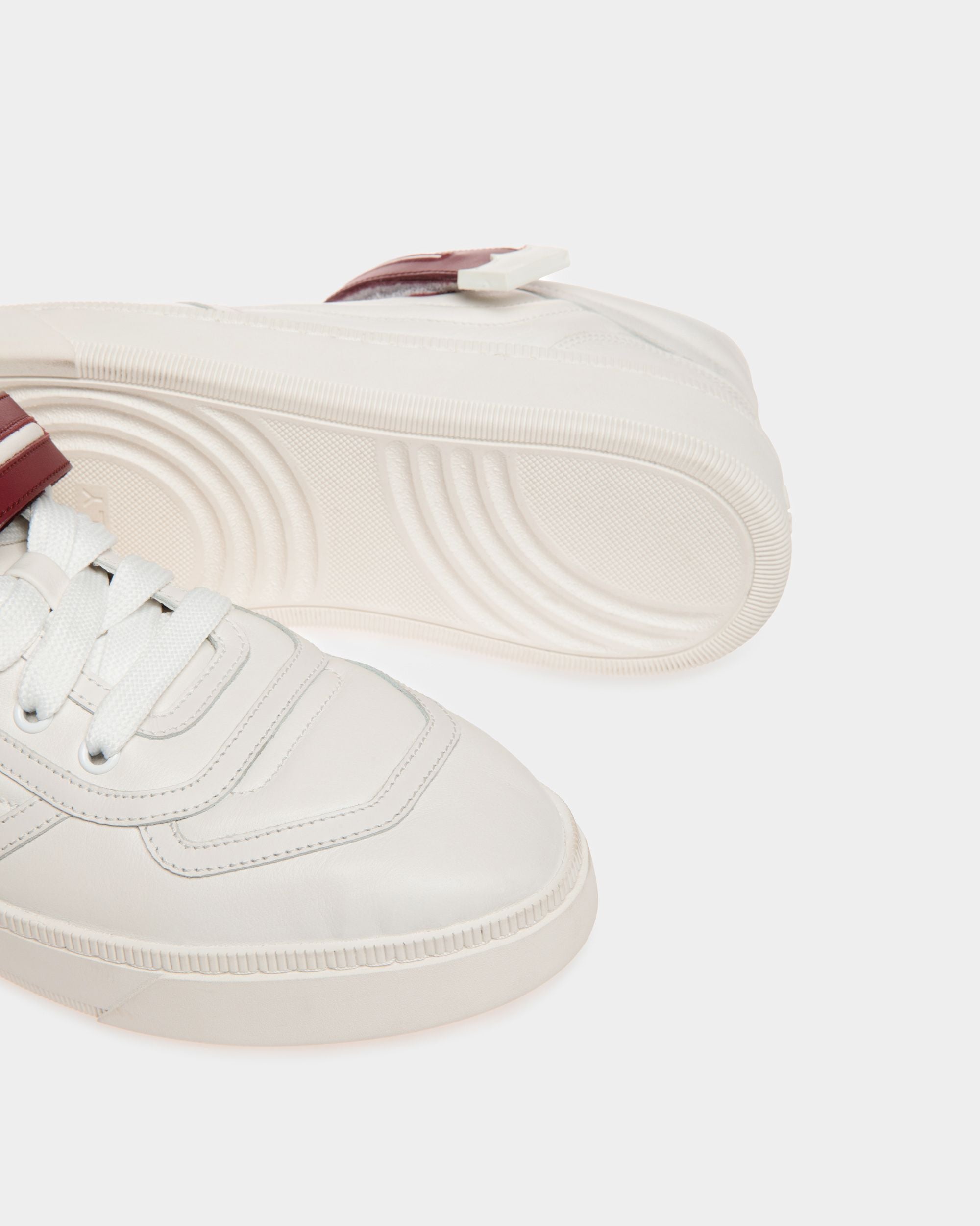 Raise Sneaker Aus Weißem Leder - Damen - Bally - 04