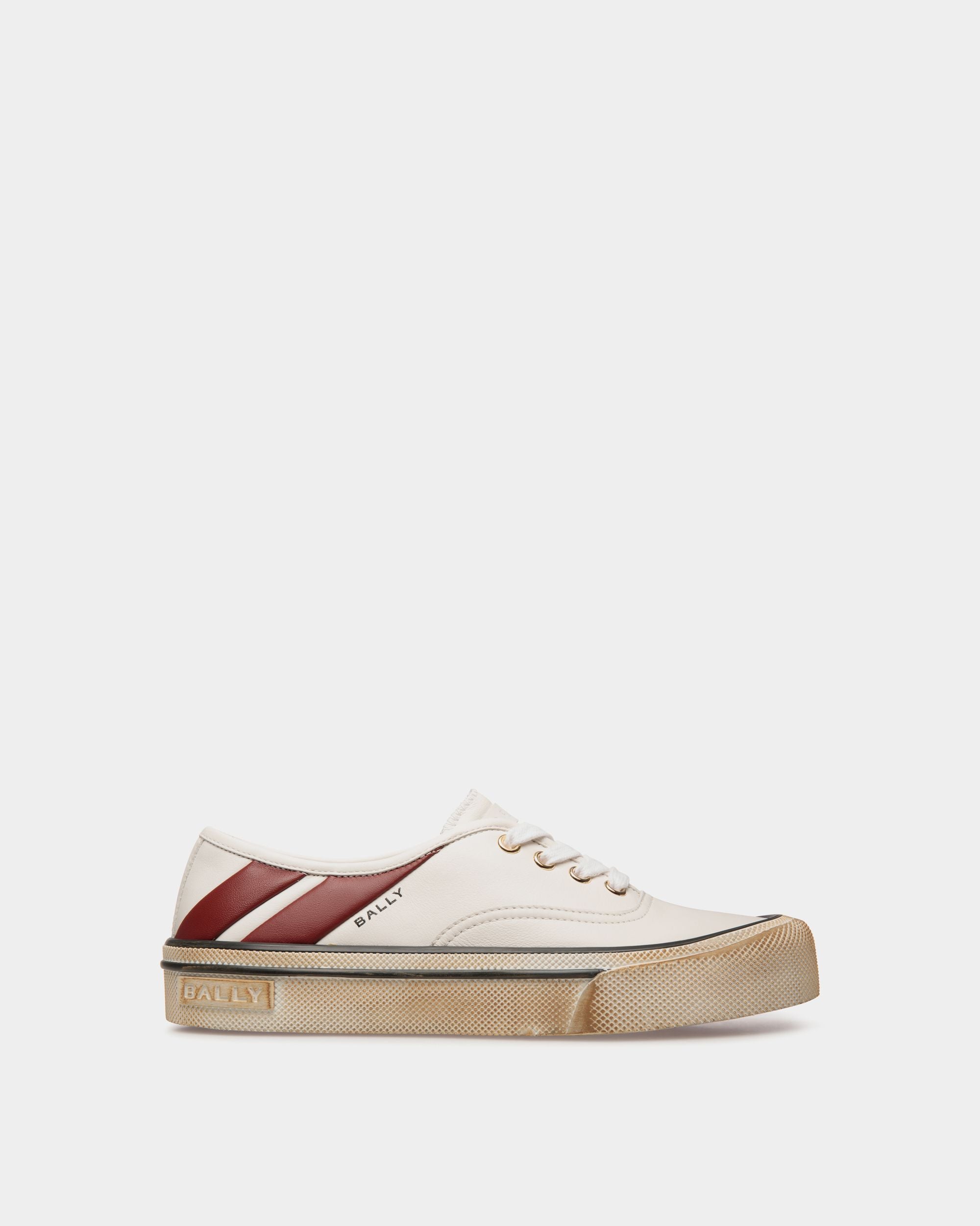 Santa Ana Sneaker In White Leather - Damen - Bally - 01