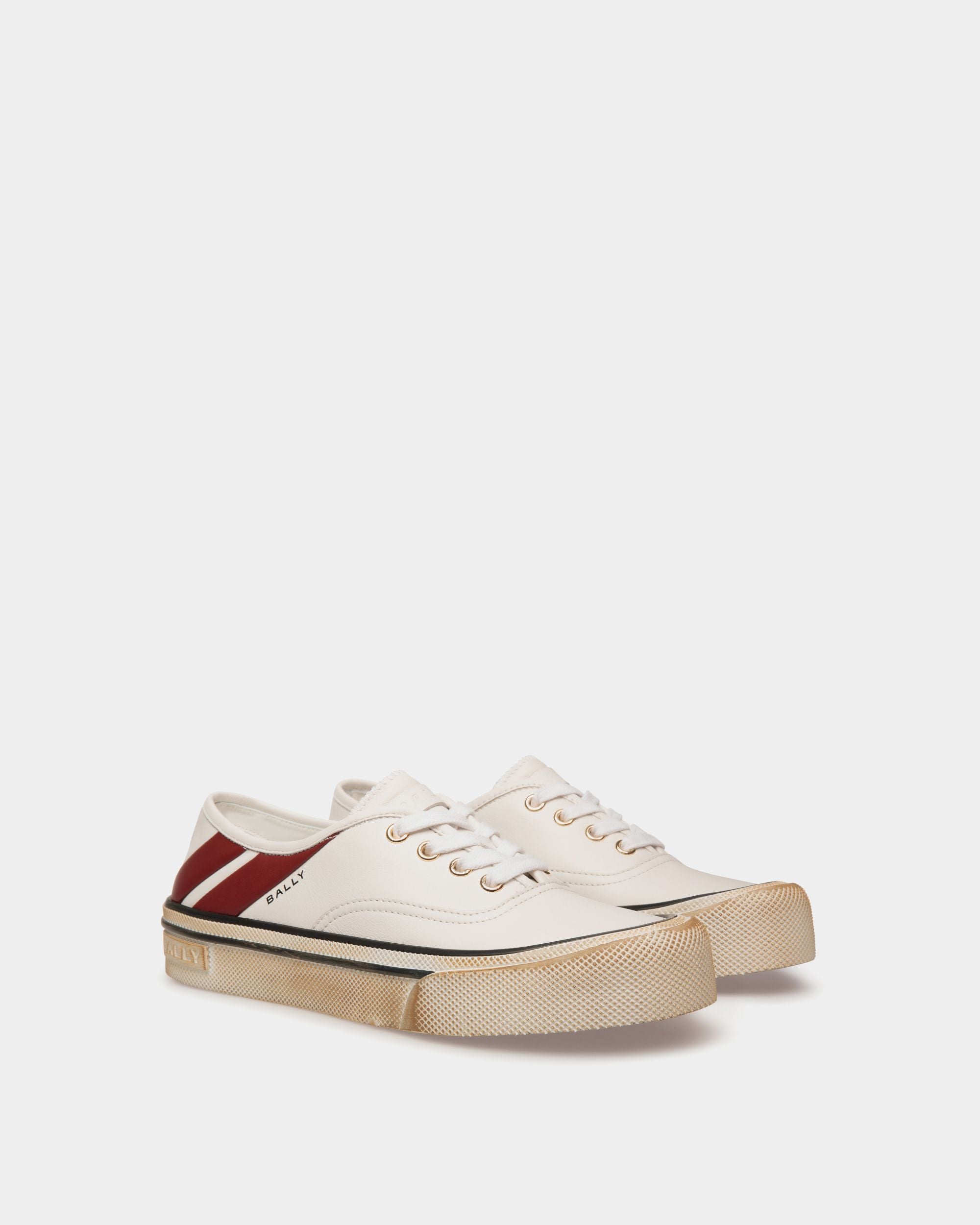 Santa Ana Sneaker In White Leather - Damen - Bally - 02