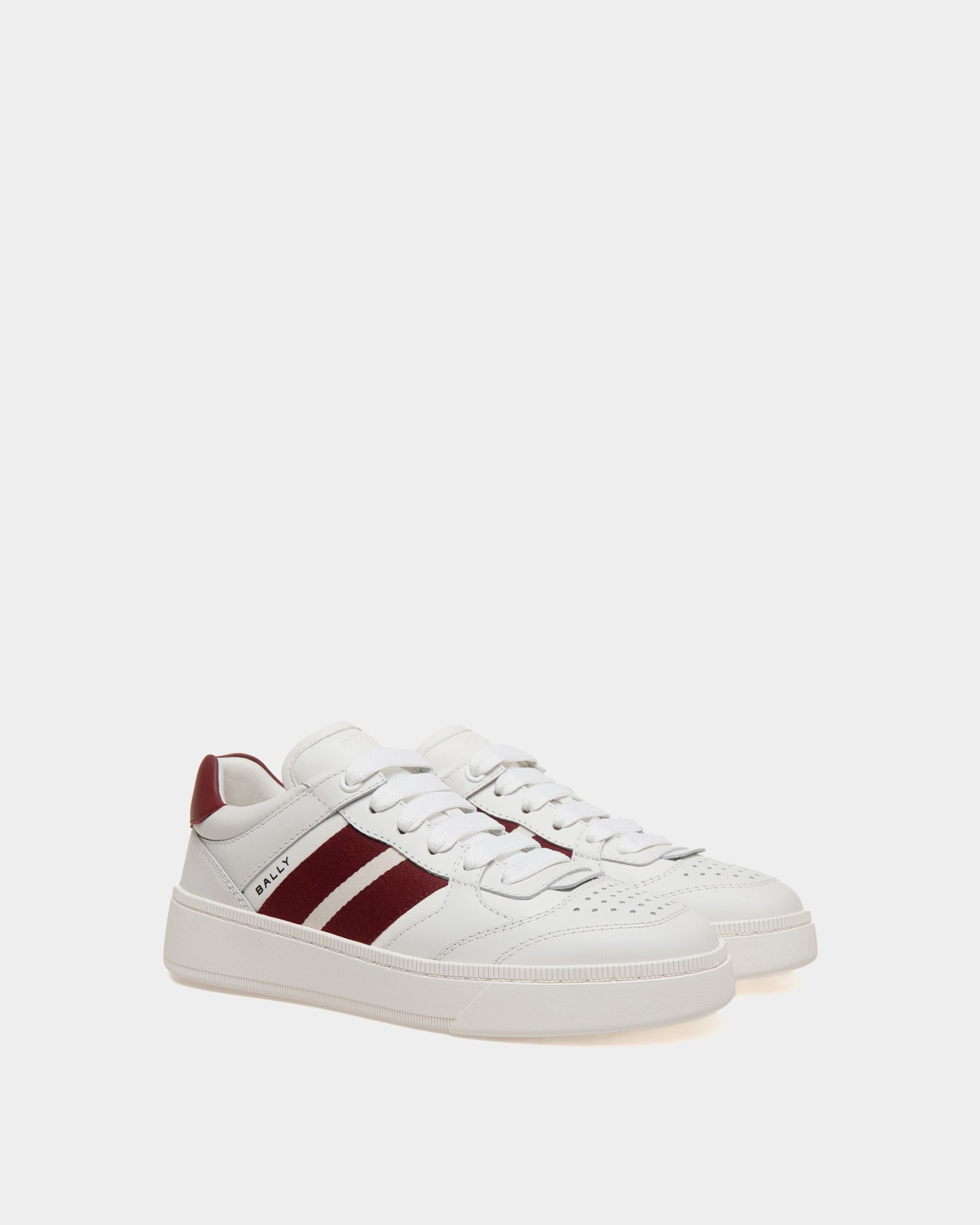 Raise Sneaker Aus Weißem Leder - Damen - Bally - 02