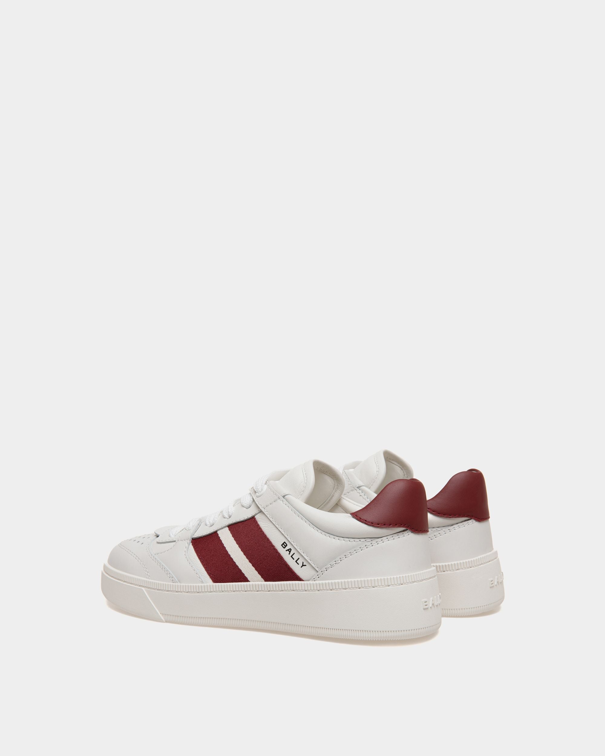 Raise Sneaker Aus Weißem Leder - Damen - Bally - 03