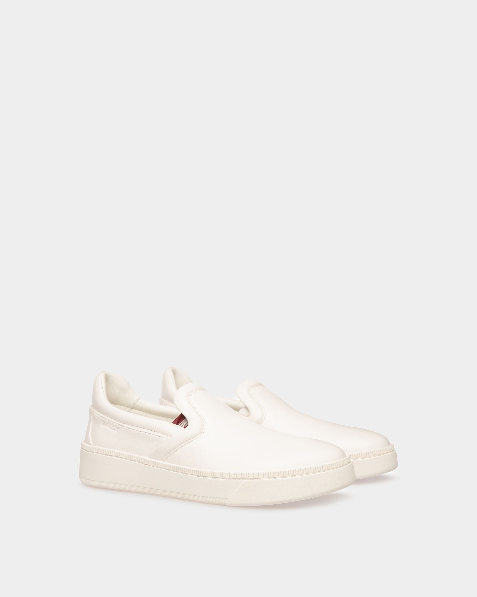 Raise Sneaker Aus Weißem Leder - Damen - Bally - 02