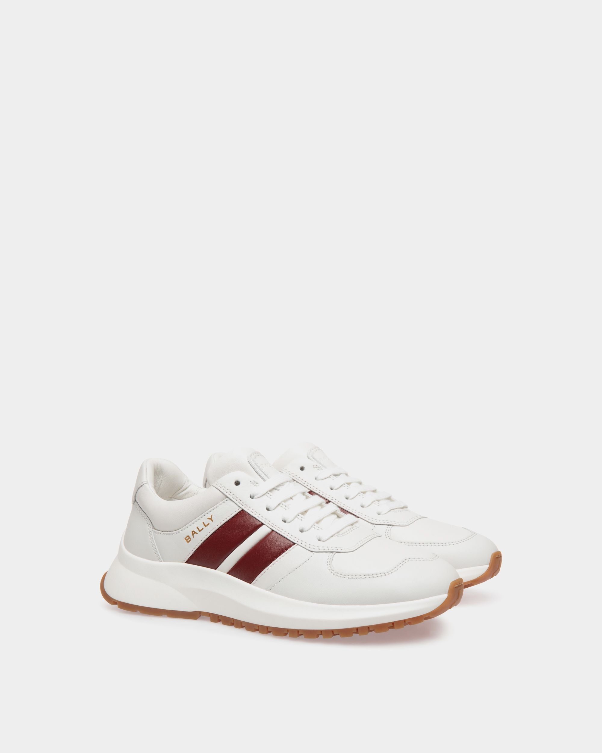 Outline Sneaker In White  Leather - Damen - Bally - 02