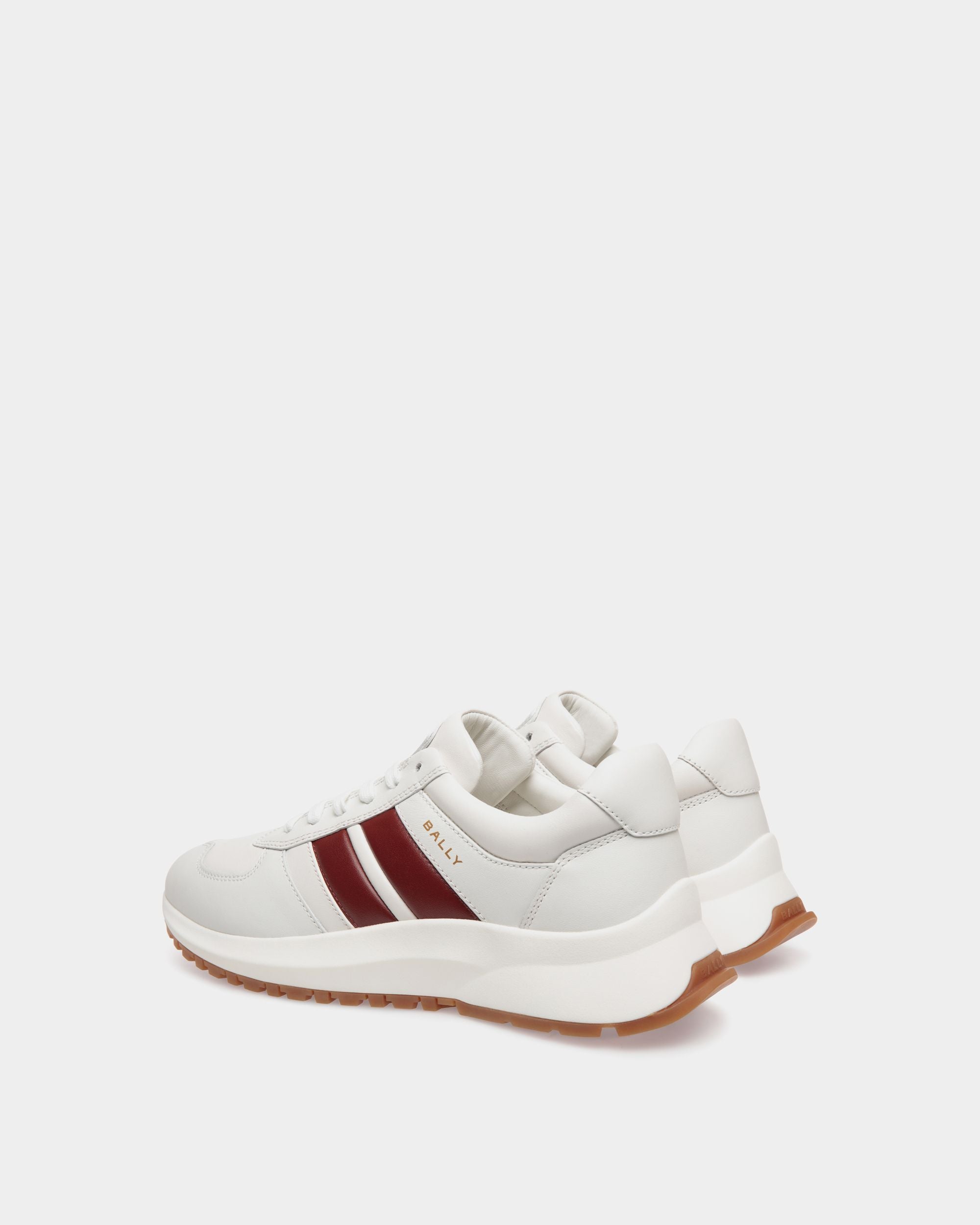 Outline Sneaker In White  Leather - Damen - Bally - 03
