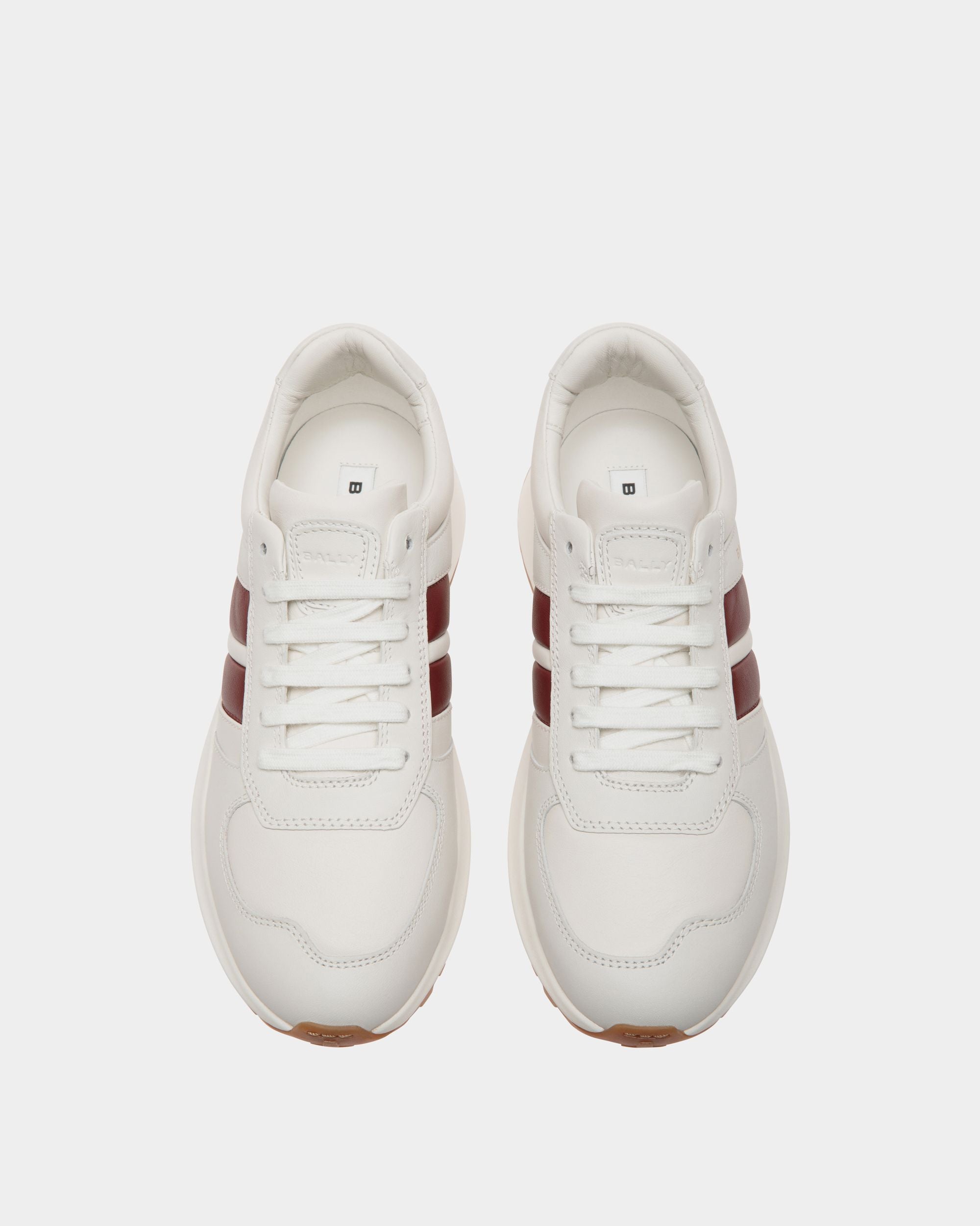 Outline Sneaker In White  Leather - Damen - Bally - 02