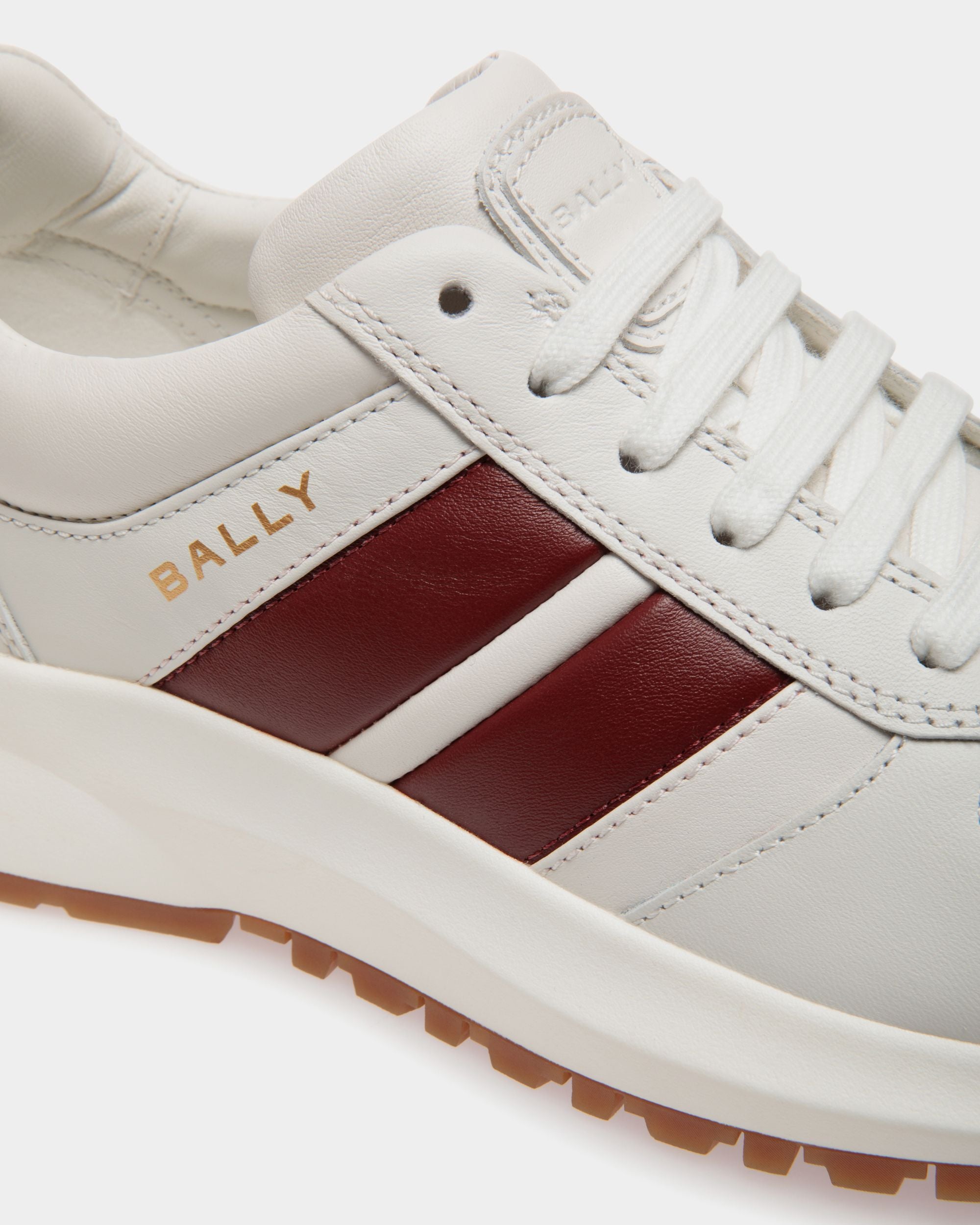 Outline Sneaker In White  Leather - Damen - Bally - 03